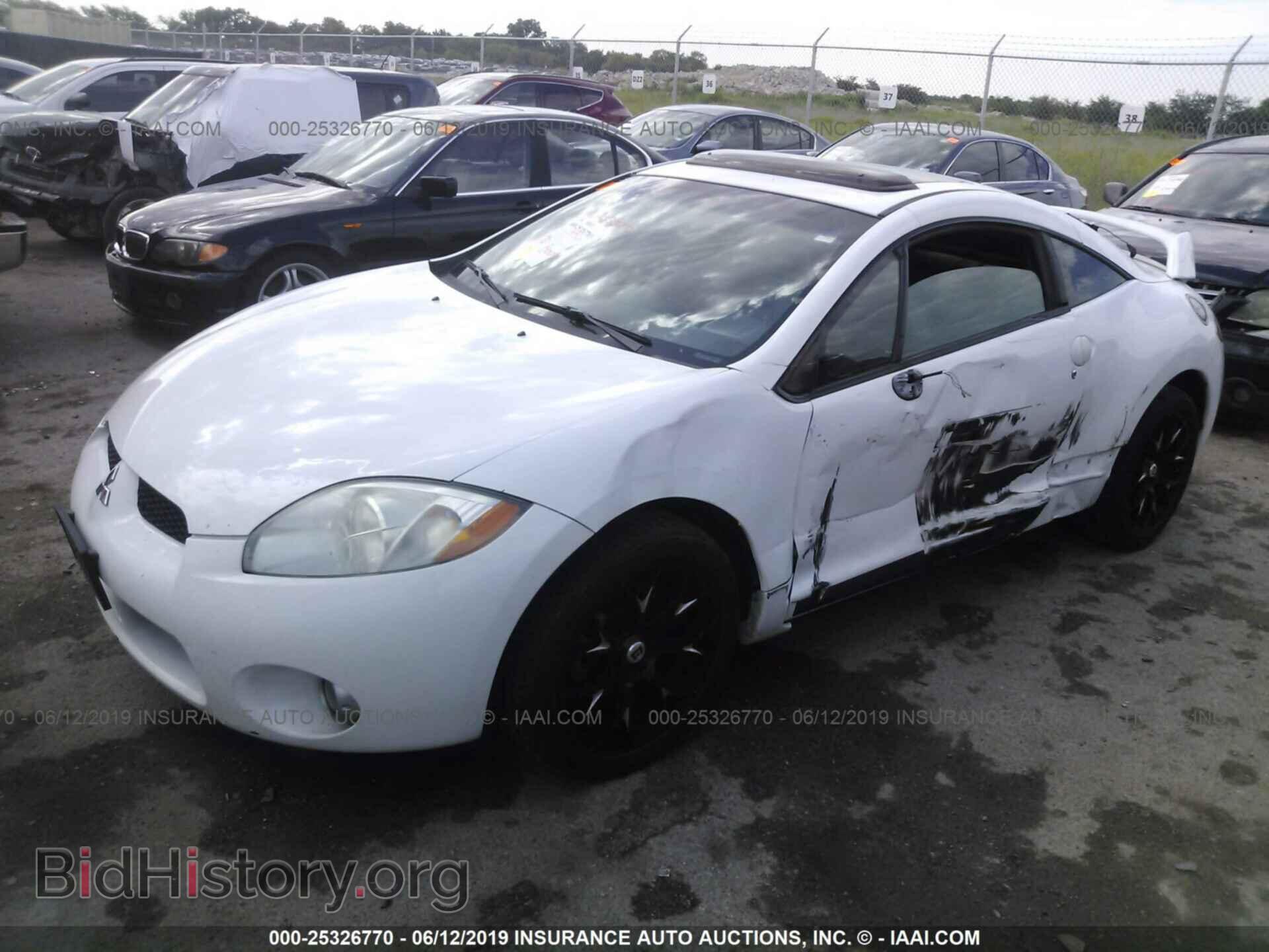 2008 MITSUBISHI ECLIPSE - VIN: 4A3AK64T78E035698 - Фото 2
