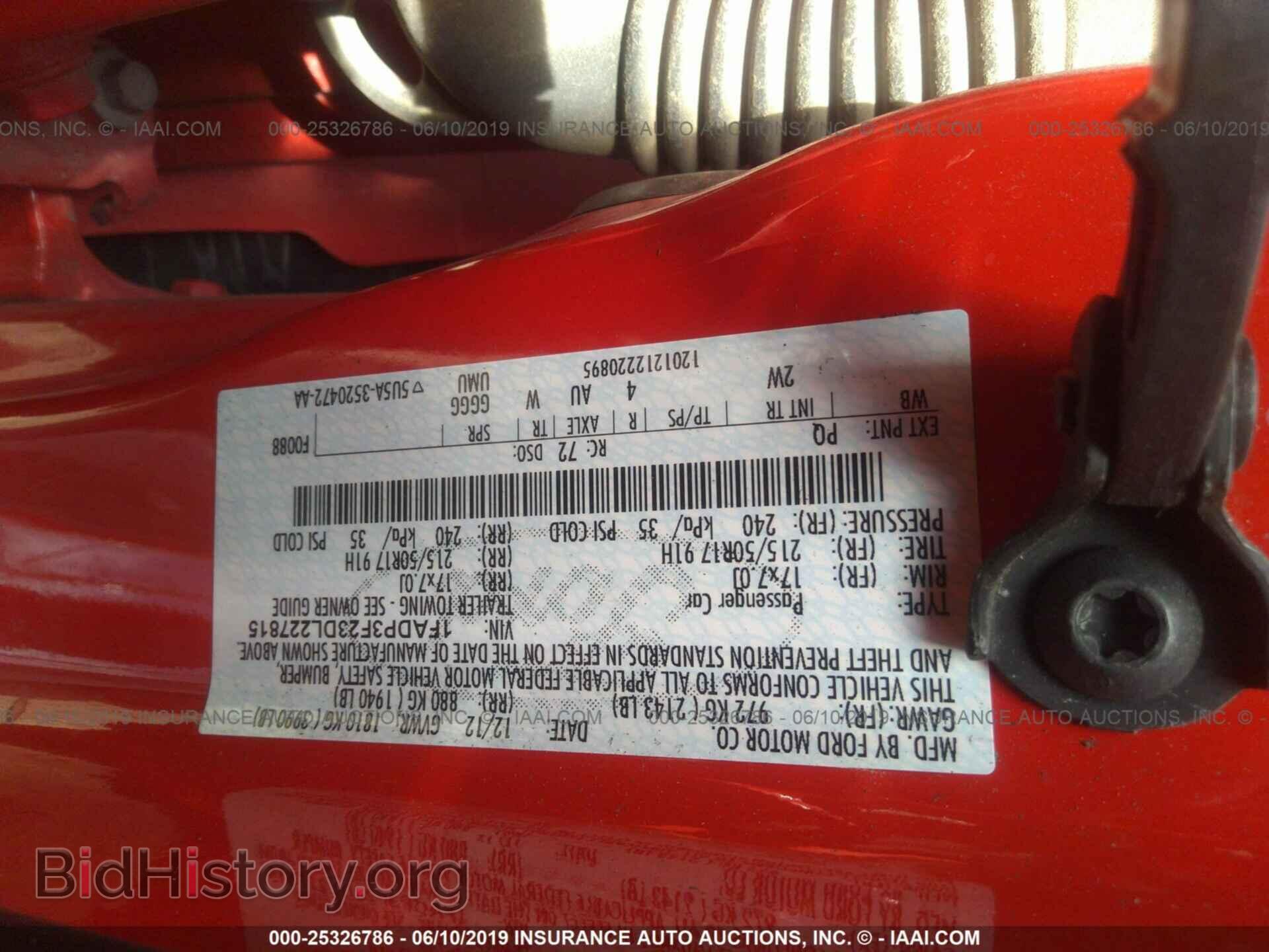 2013 FORD FOCUS - VIN: 1FADP3F23DL227815 - Photo 9