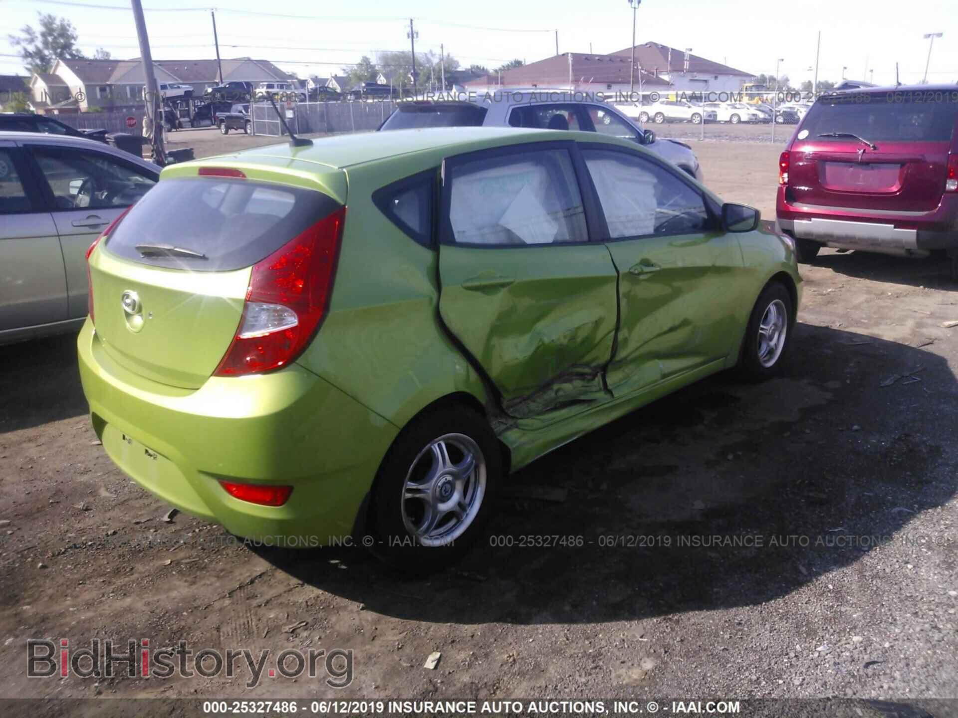2012 HYUNDAI ACCENT - VIN: KMHCT5AE4CU047925 - Фото 4