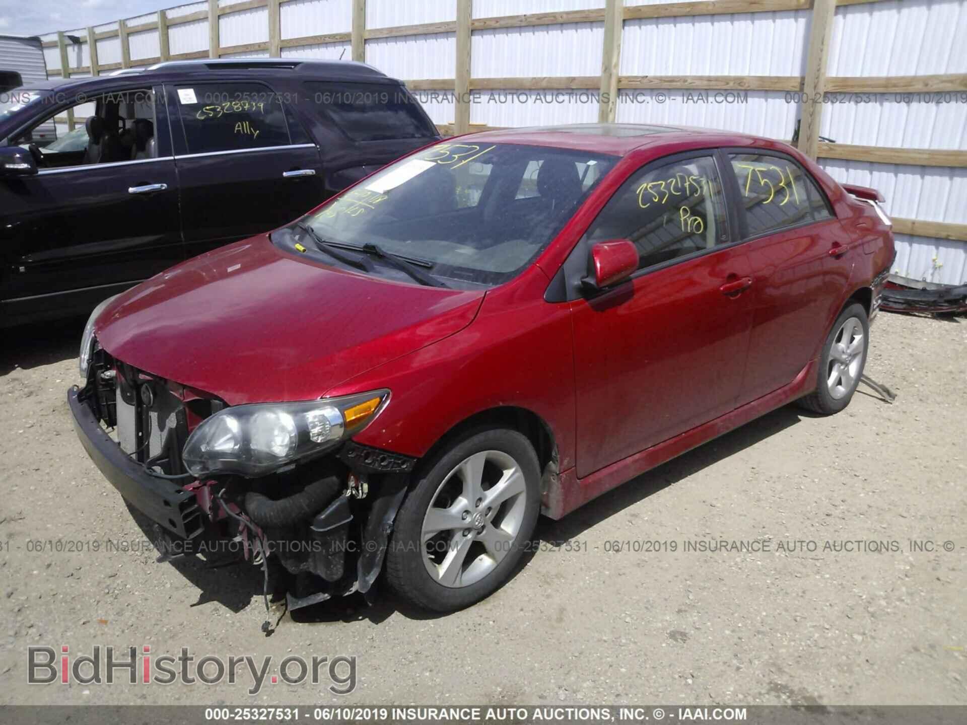 2011 TOYOTA COROLLA - VIN: 2T1BU4EE3BC654217 - Фото 2