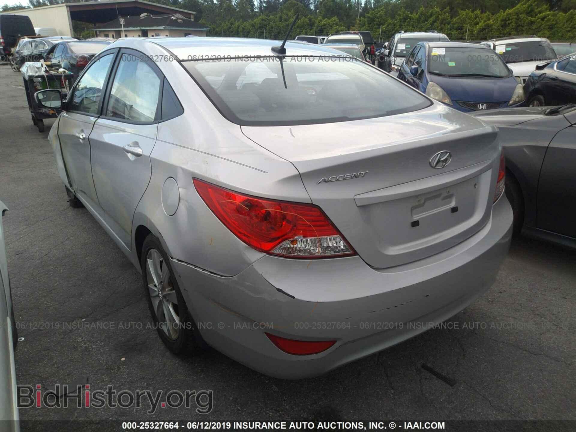 2014 HYUNDAI ACCENT - VIN: KMHCU4AEXEU592487 - Фото 3