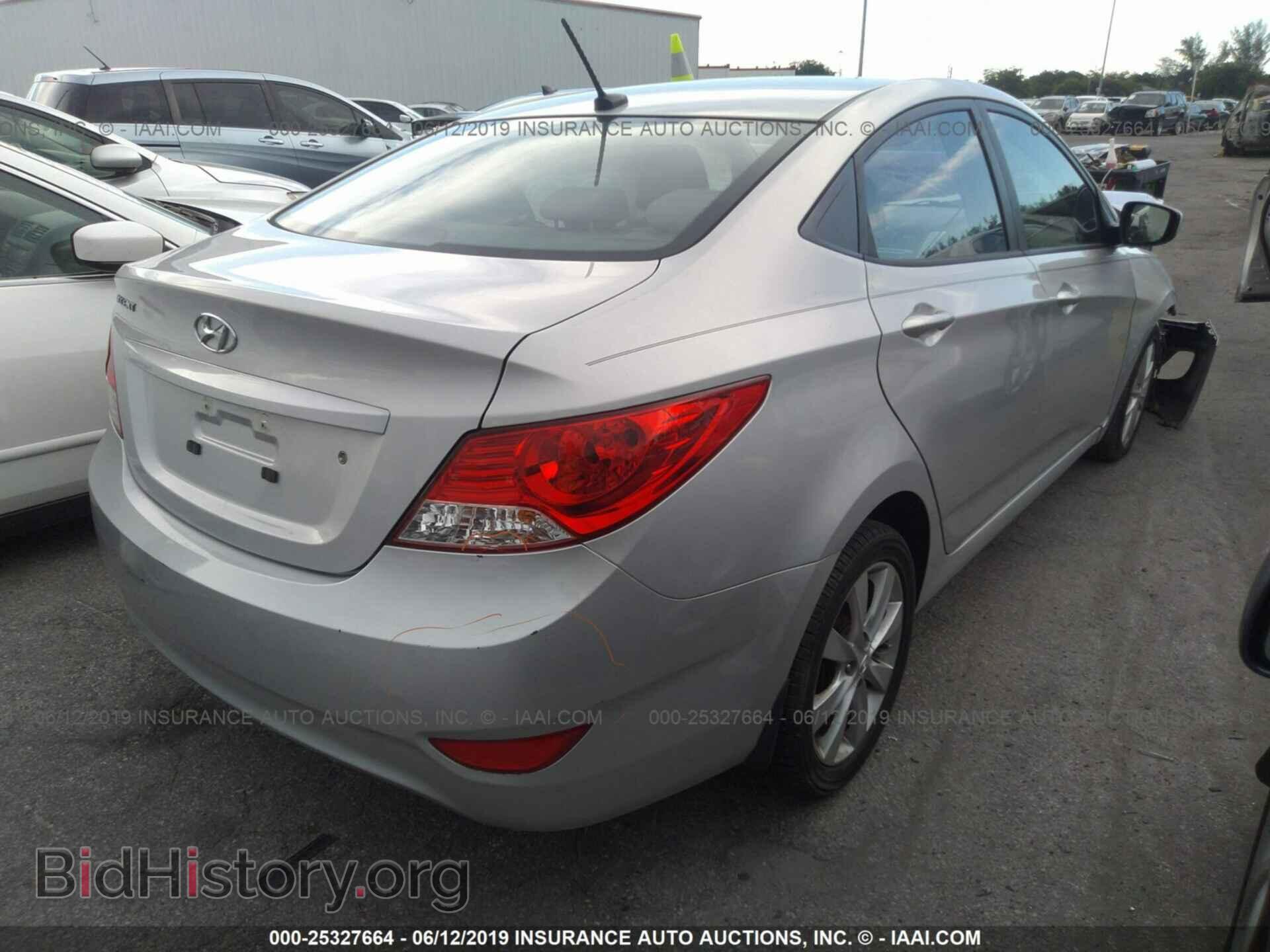 2014 HYUNDAI ACCENT - VIN: KMHCU4AEXEU592487 - Фото 4