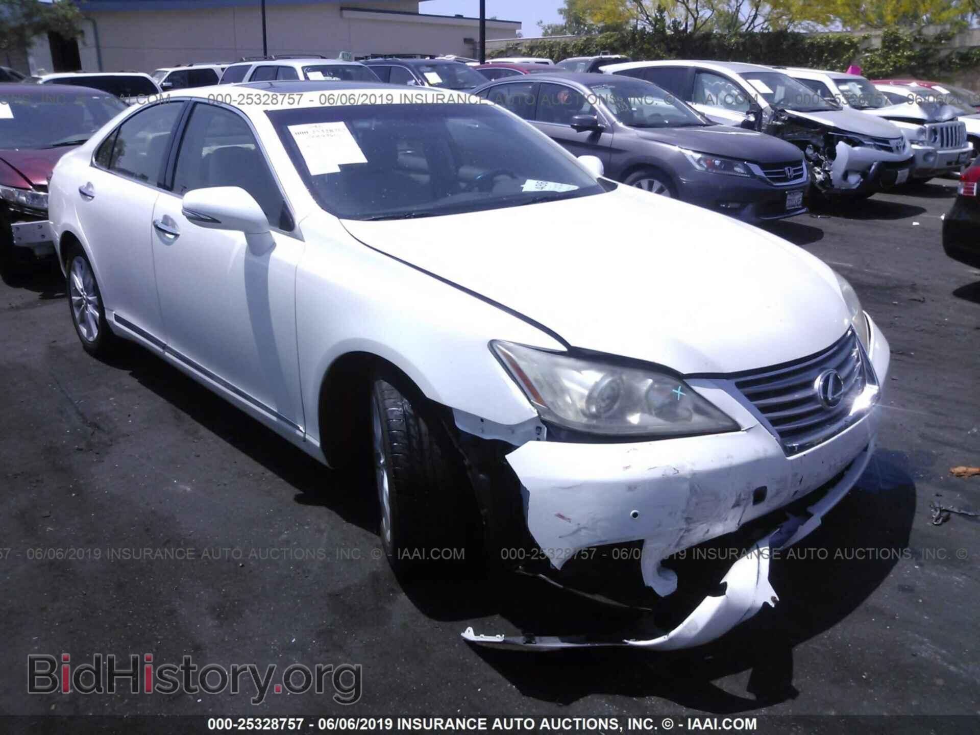 Photo JTHBK1EG2B2468896 - LEXUS ES 2011