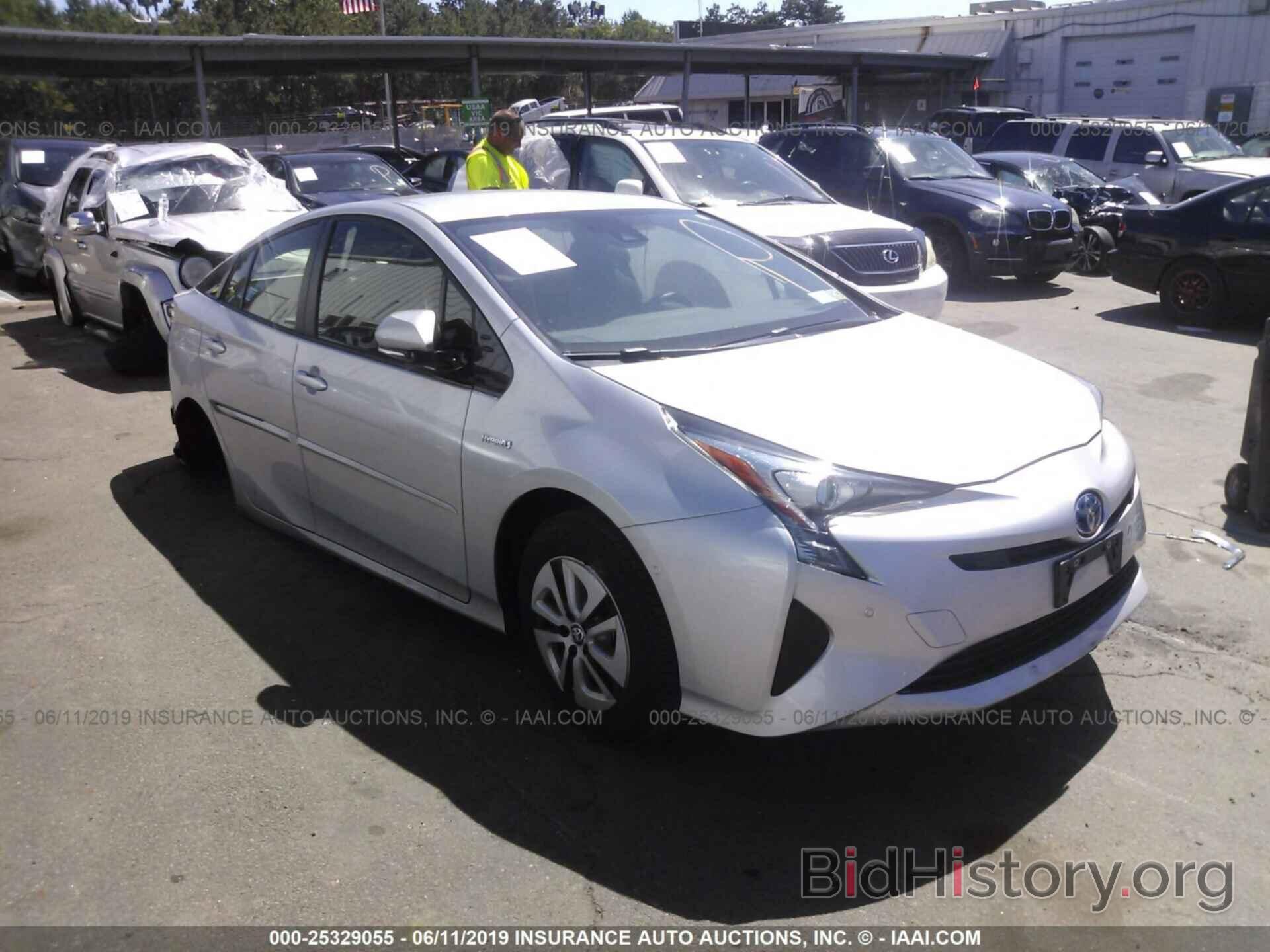 Photo JTDKARFU3J3063968 - TOYOTA PRIUS 2018