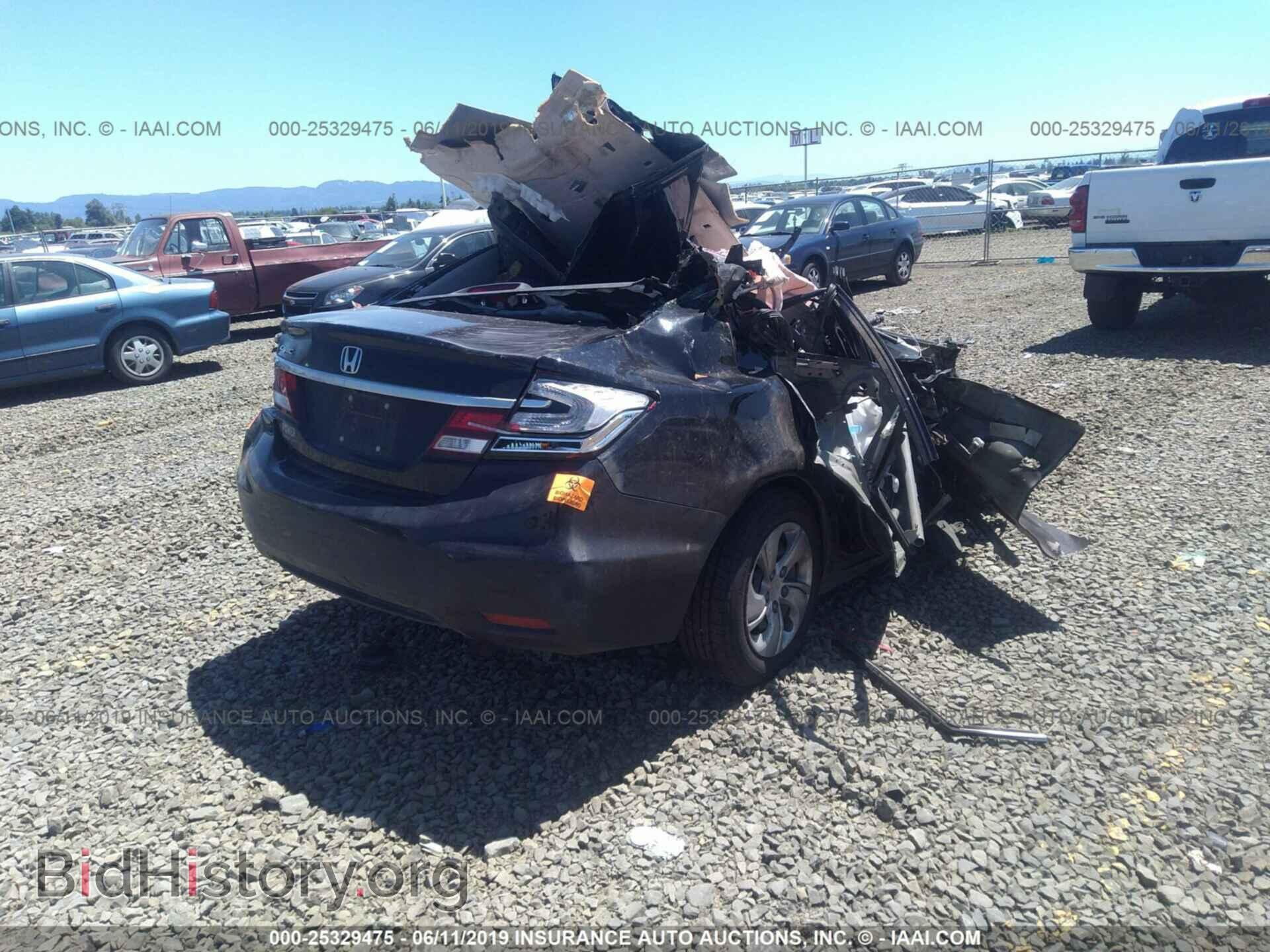 2014 HONDA CIVIC - VIN: 19XFB2F53EE265609 - Фото 4