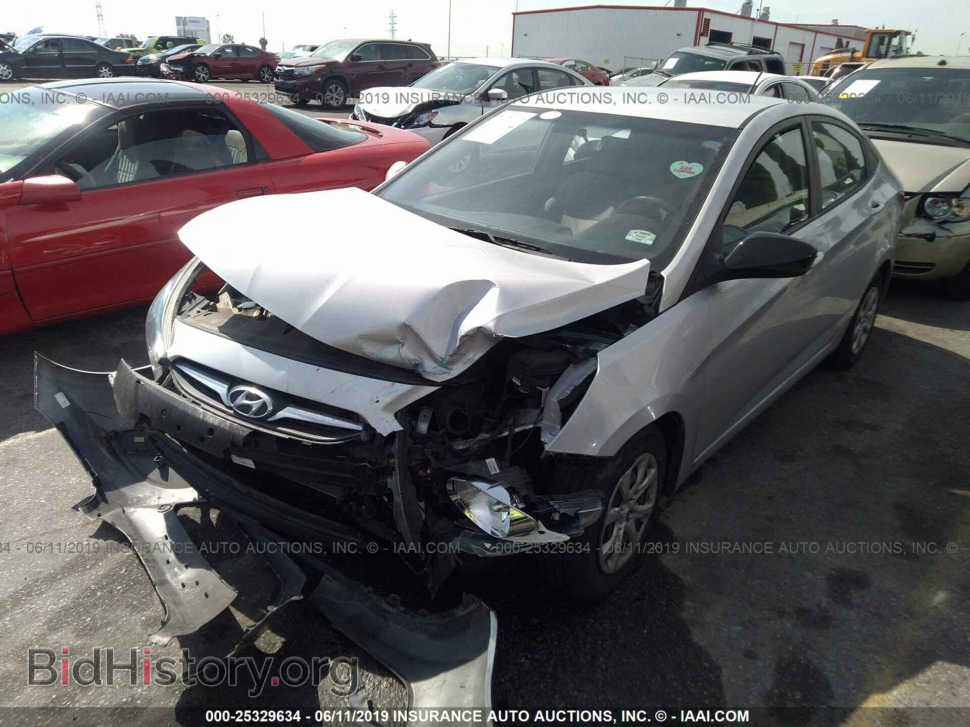 2014 HYUNDAI ACCENT - VIN: KMHCT4AE8EU742518 - Фото 2