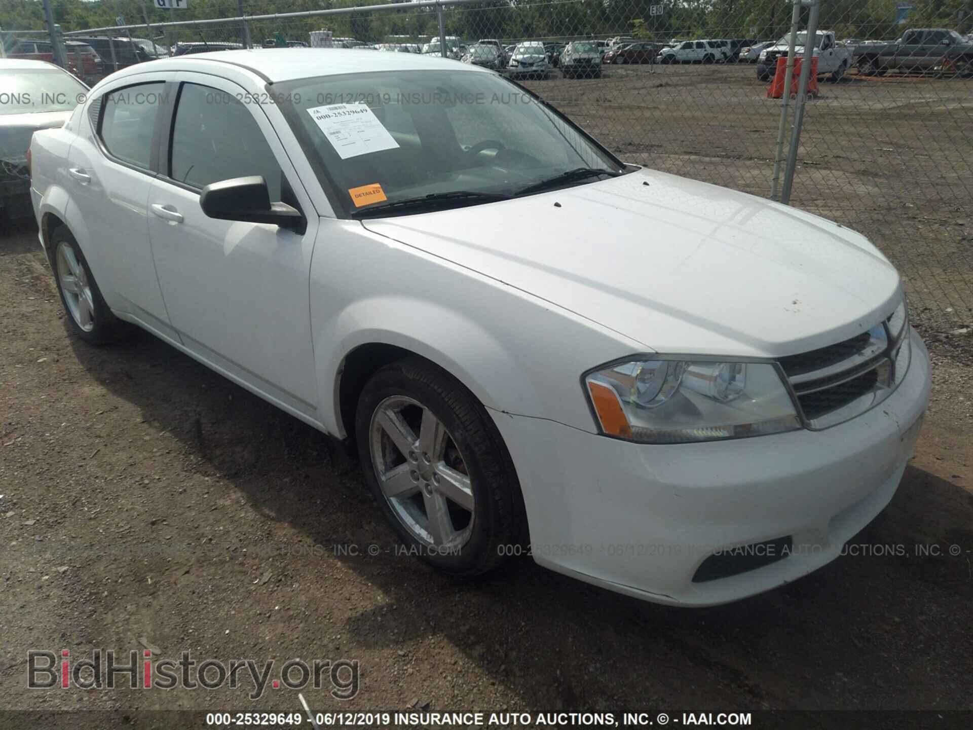 Фотография 1C3CDZAB6DN665357 - DODGE AVENGER 2013