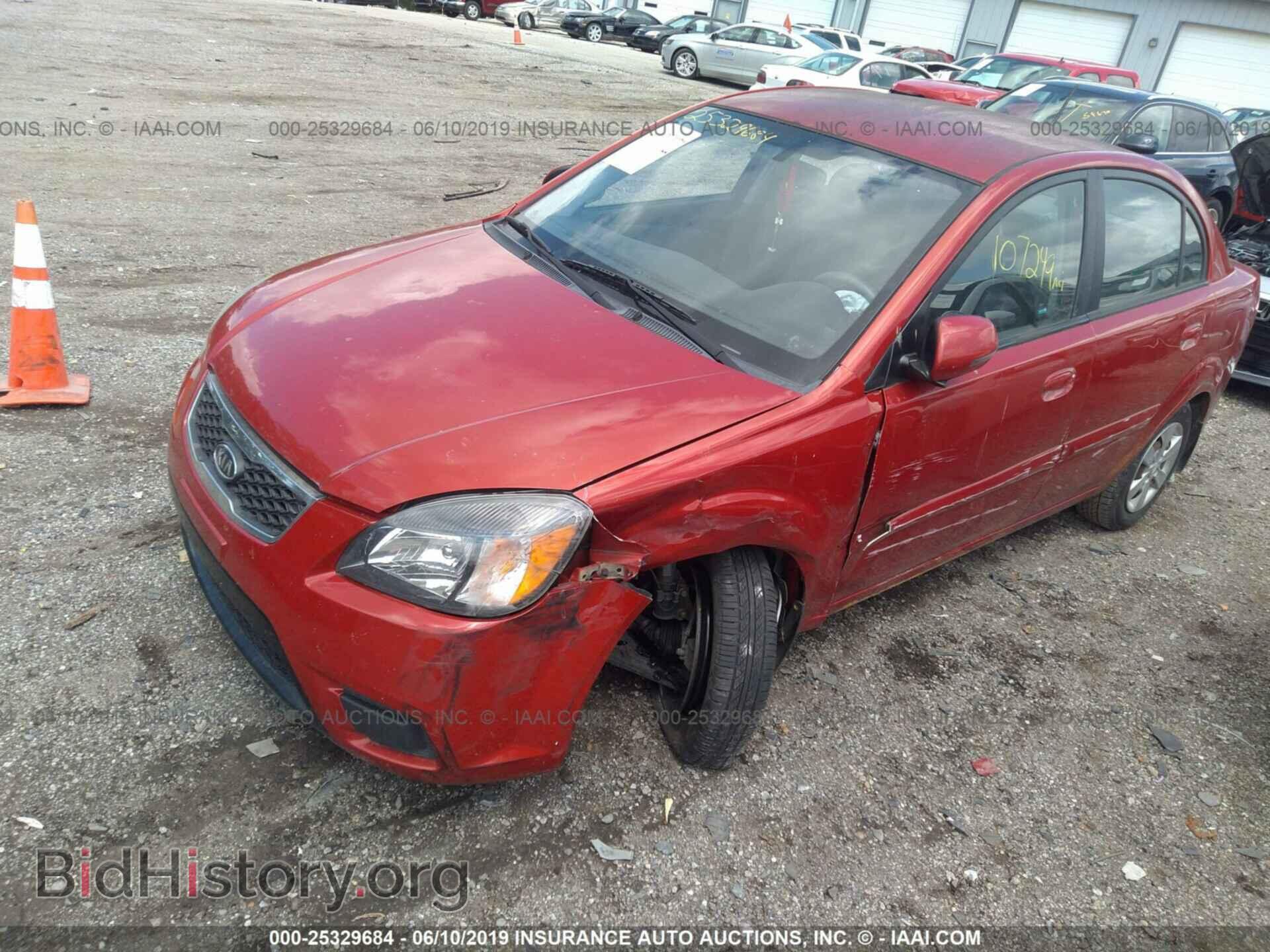 2011 KIA RIO - VIN: KNADH4A38B6960500 - Фото 2