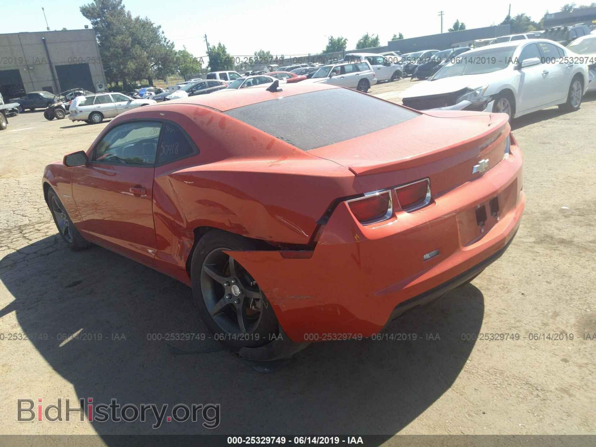2012 CHEVROLET CAMARO - VIN: 2G1FA1E35C9132271 - Фото 3