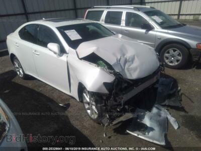 2011 Lexus IS 250, белый — VIN JTHCF5C20B5046423, IAAI