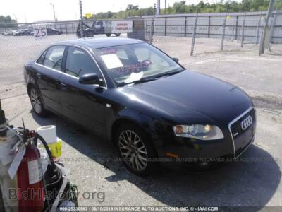 2008 Audi A4 2.0T Quattro, black — VIN WAUDF78E88A131057, IAAI