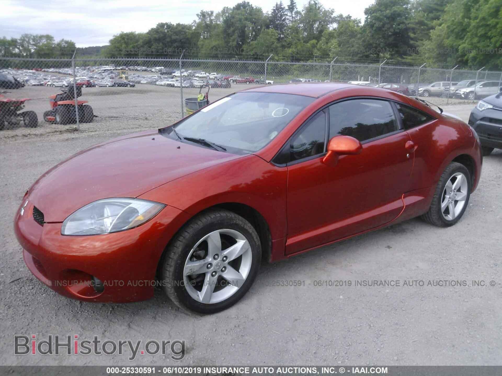 2007 MITSUBISHI ECLIPSE - VIN: 4A3AK24F87E002274 - Фото 2