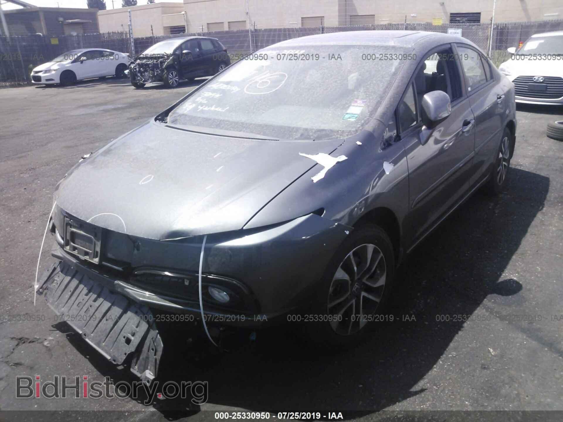 2013 HONDA CIVIC - VIN: 2HGFB2F96DH504254 - Фото 2
