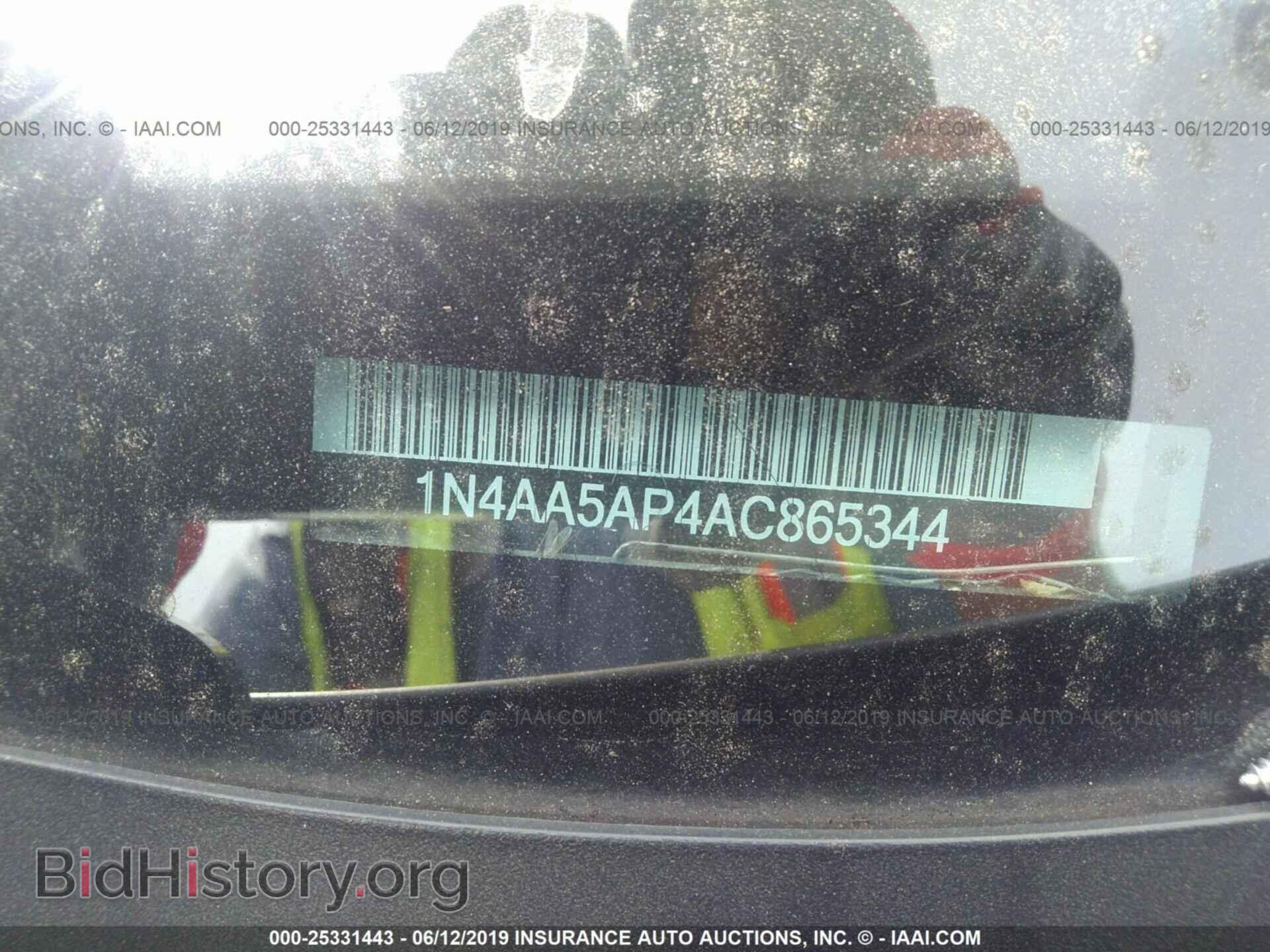2010 NISSAN MAXIMA - VIN: 1N4AA5AP4AC865344 - Фото 9