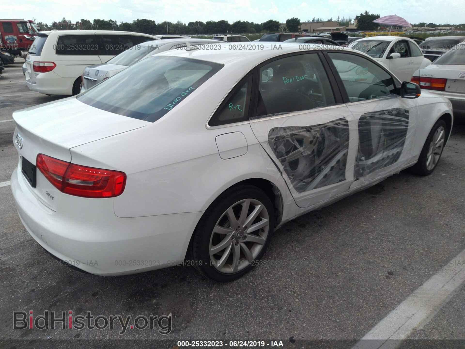2013 AUDI A4 - VIN: WAUAFAFL6DA168300 - Фото 4