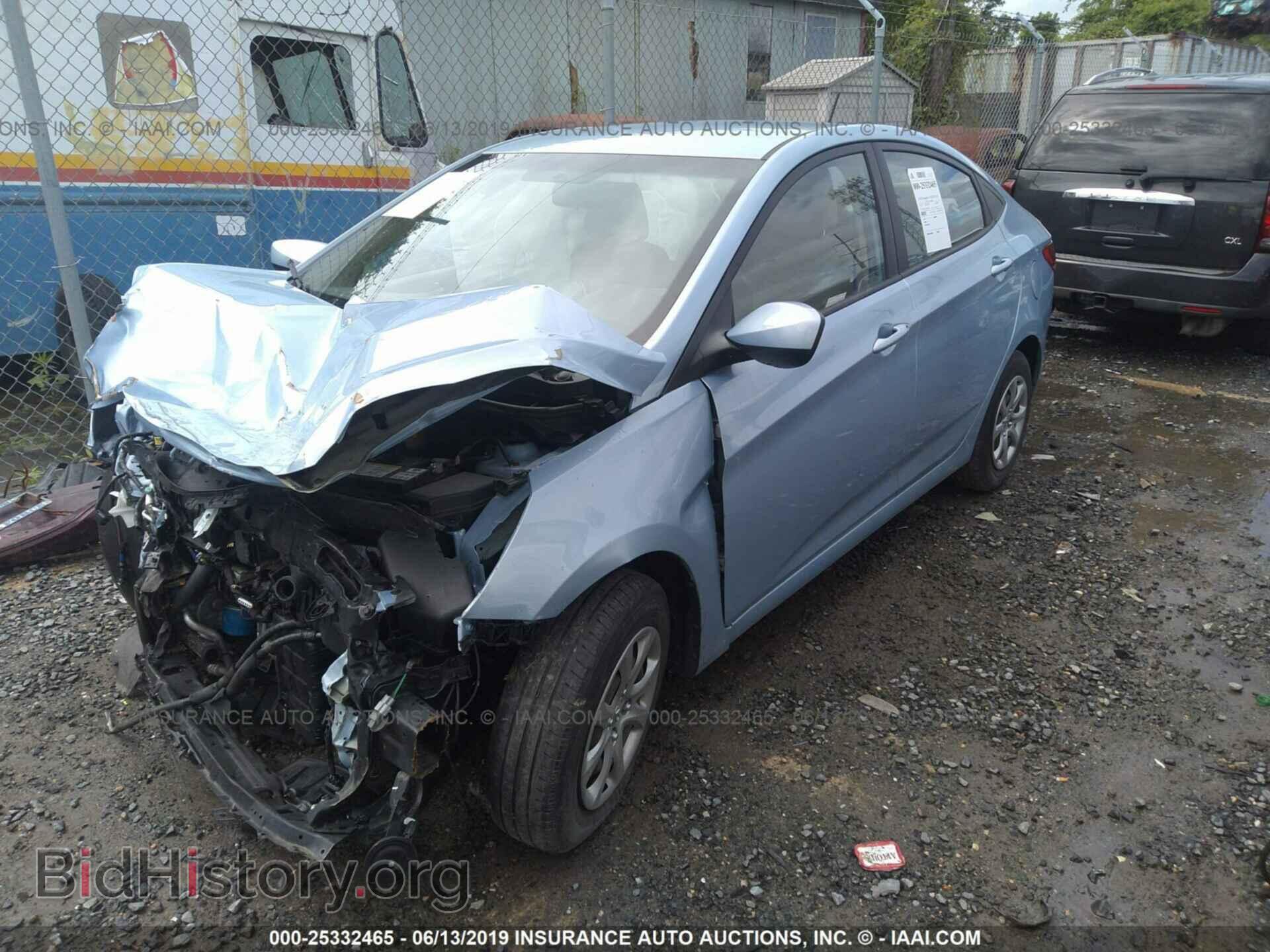 2013 HYUNDAI ACCENT - VIN: KMHCT4AEXDU584309 - Фото 2