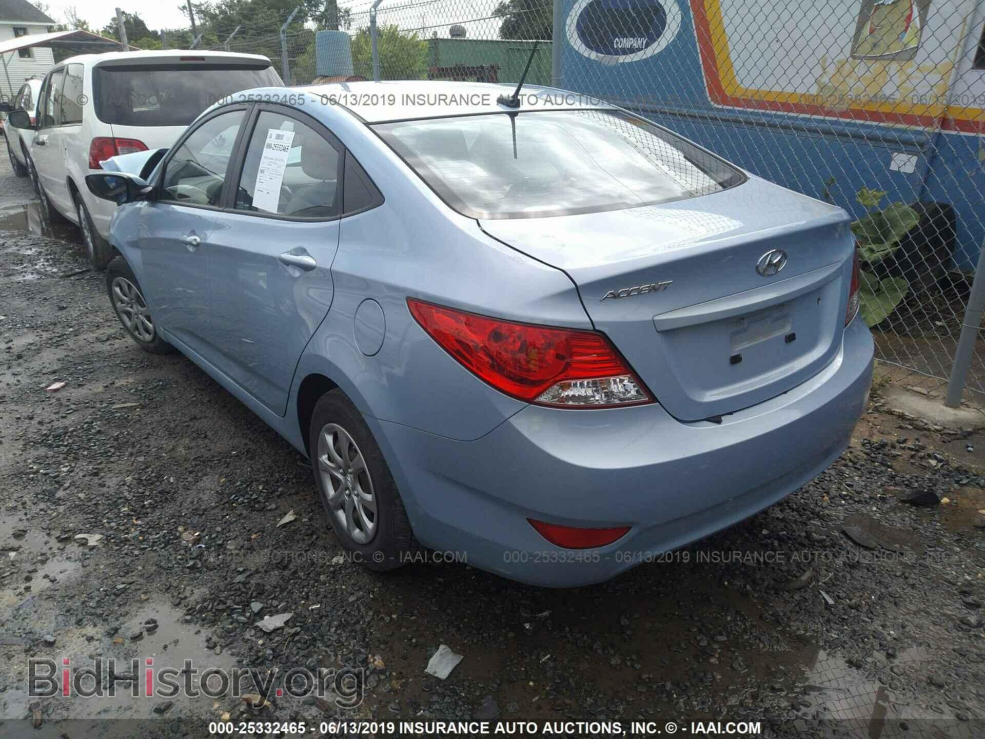 2013 HYUNDAI ACCENT - VIN: KMHCT4AEXDU584309 - Фото 3
