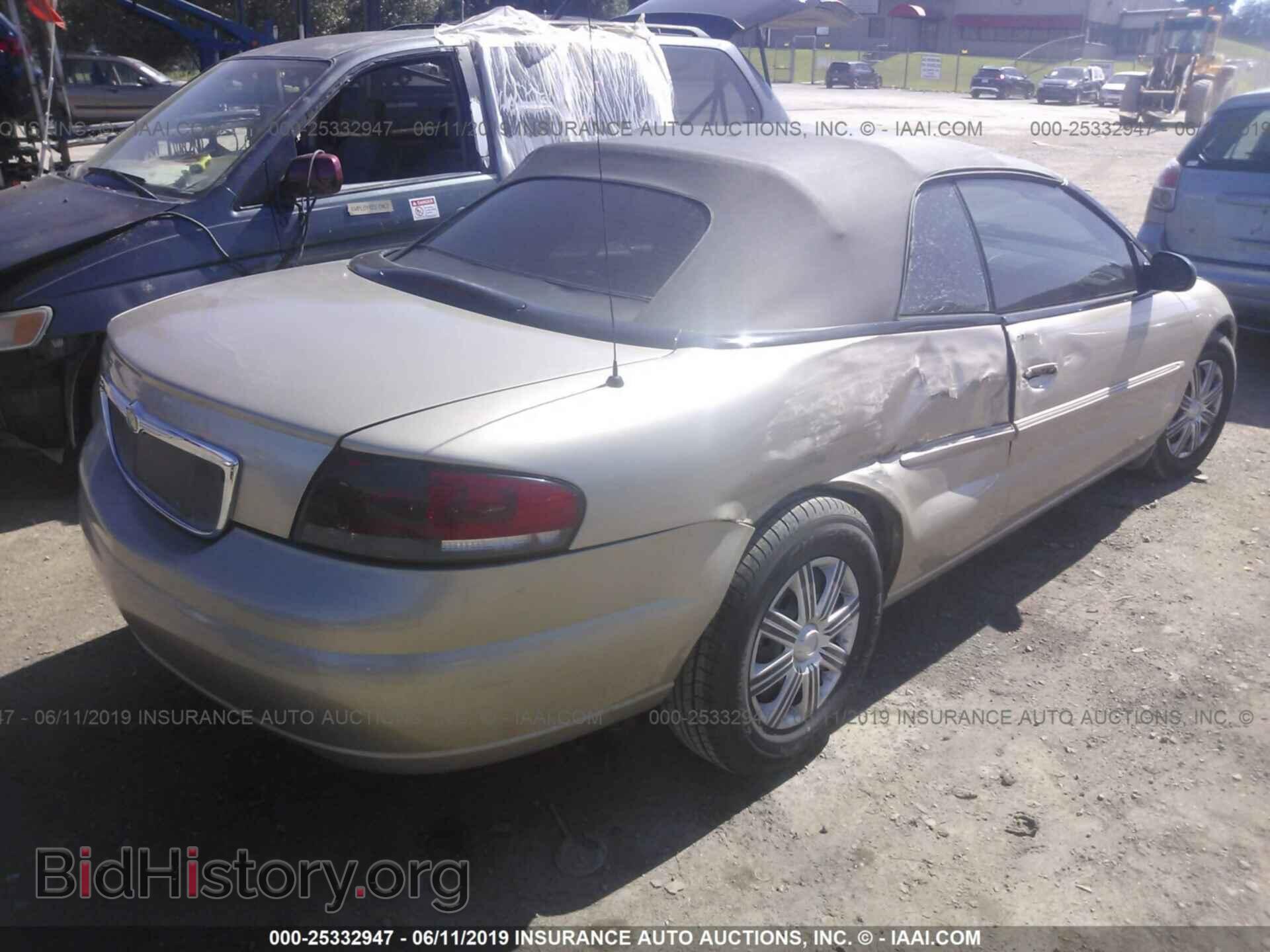 2004 CHRYSLER SEBRING - VIN: 1C3EL45X54N306456 - Фото 4