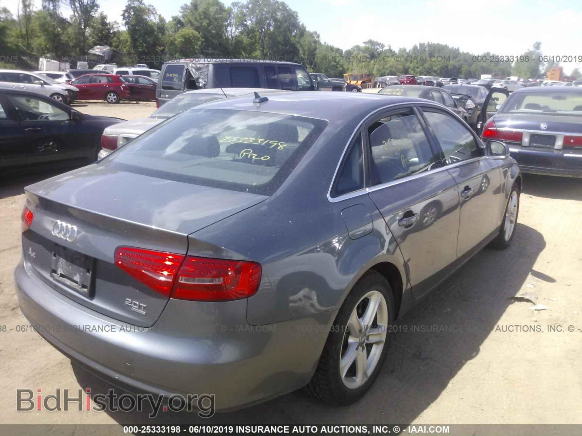 2013 AUDI A4 - VIN: WAUBFAFL6DN049501 - Фото 4