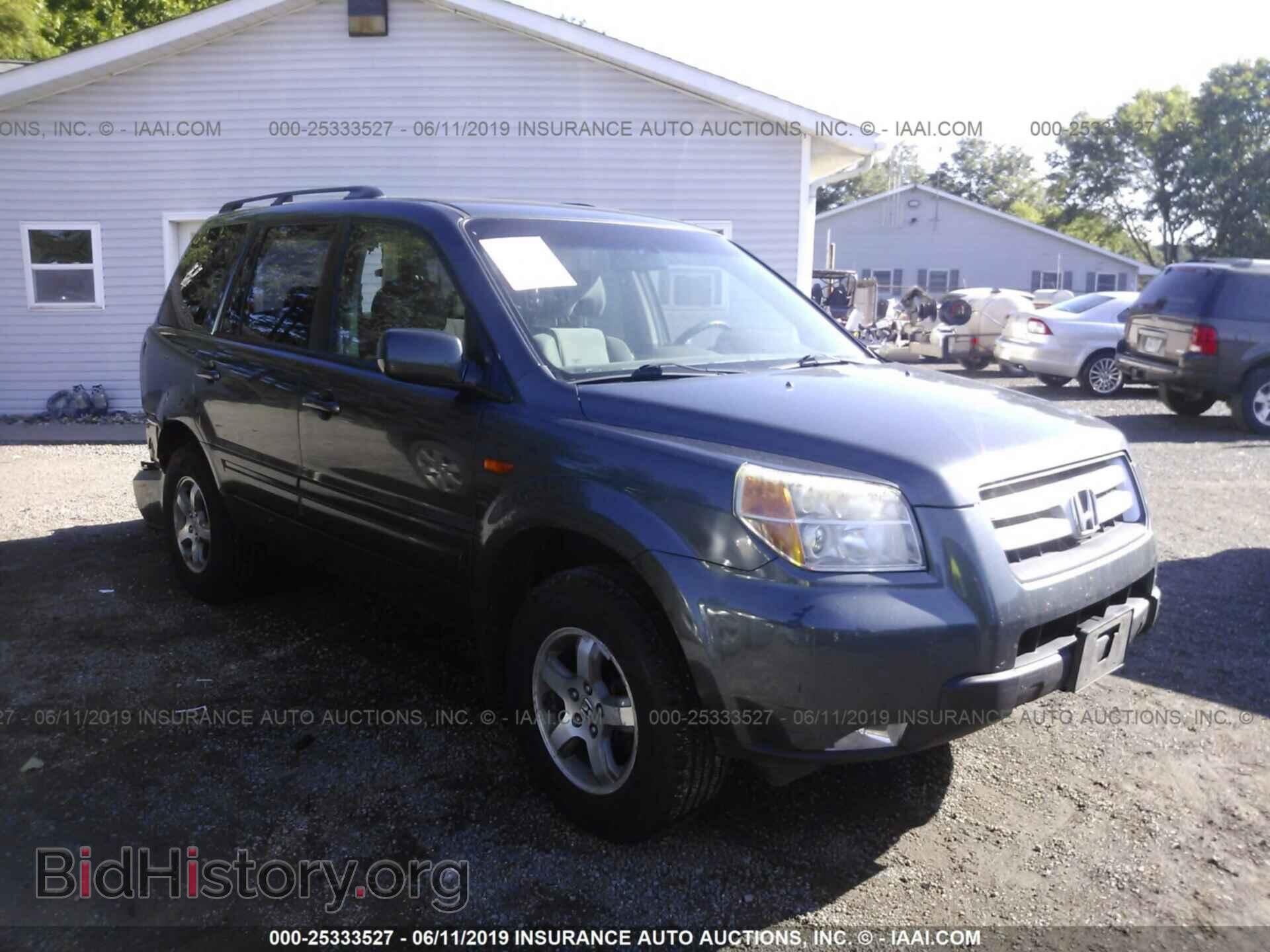 Фотография 5FNYF18476B021825 - HONDA PILOT 2006