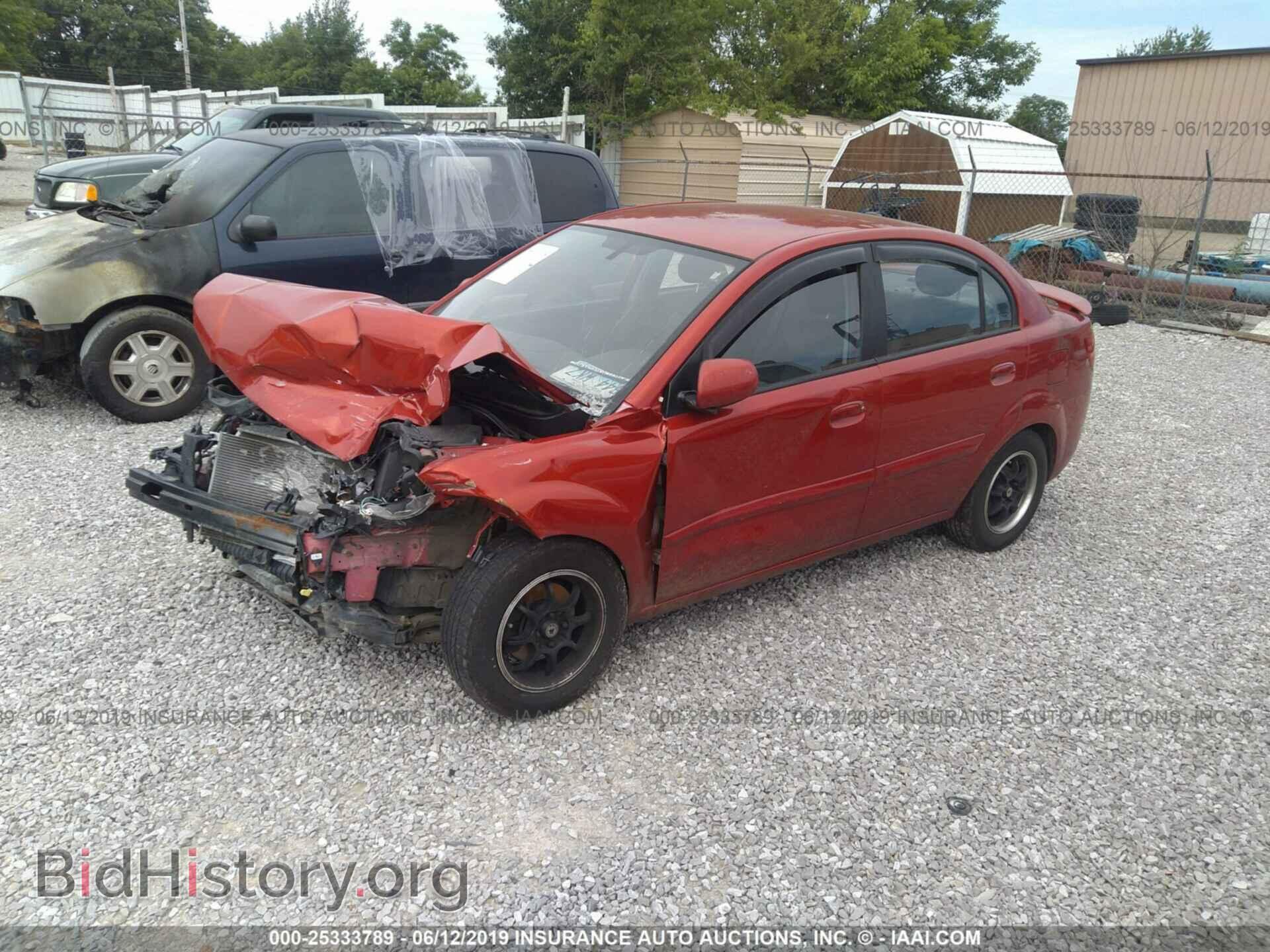 2011 KIA RIO - VIN: KNADH4A37B6855947 - Фото 2