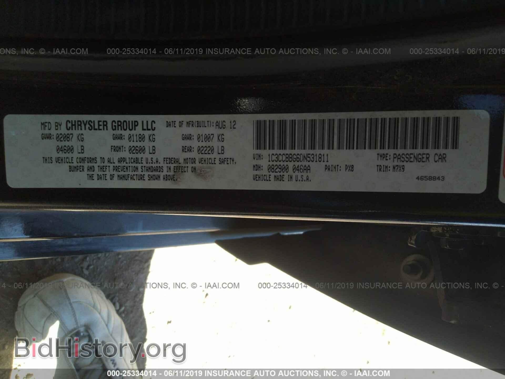 2013 CHRYSLER 200 - VIN: 1C3CCBBG6DN531811 - Photo 9