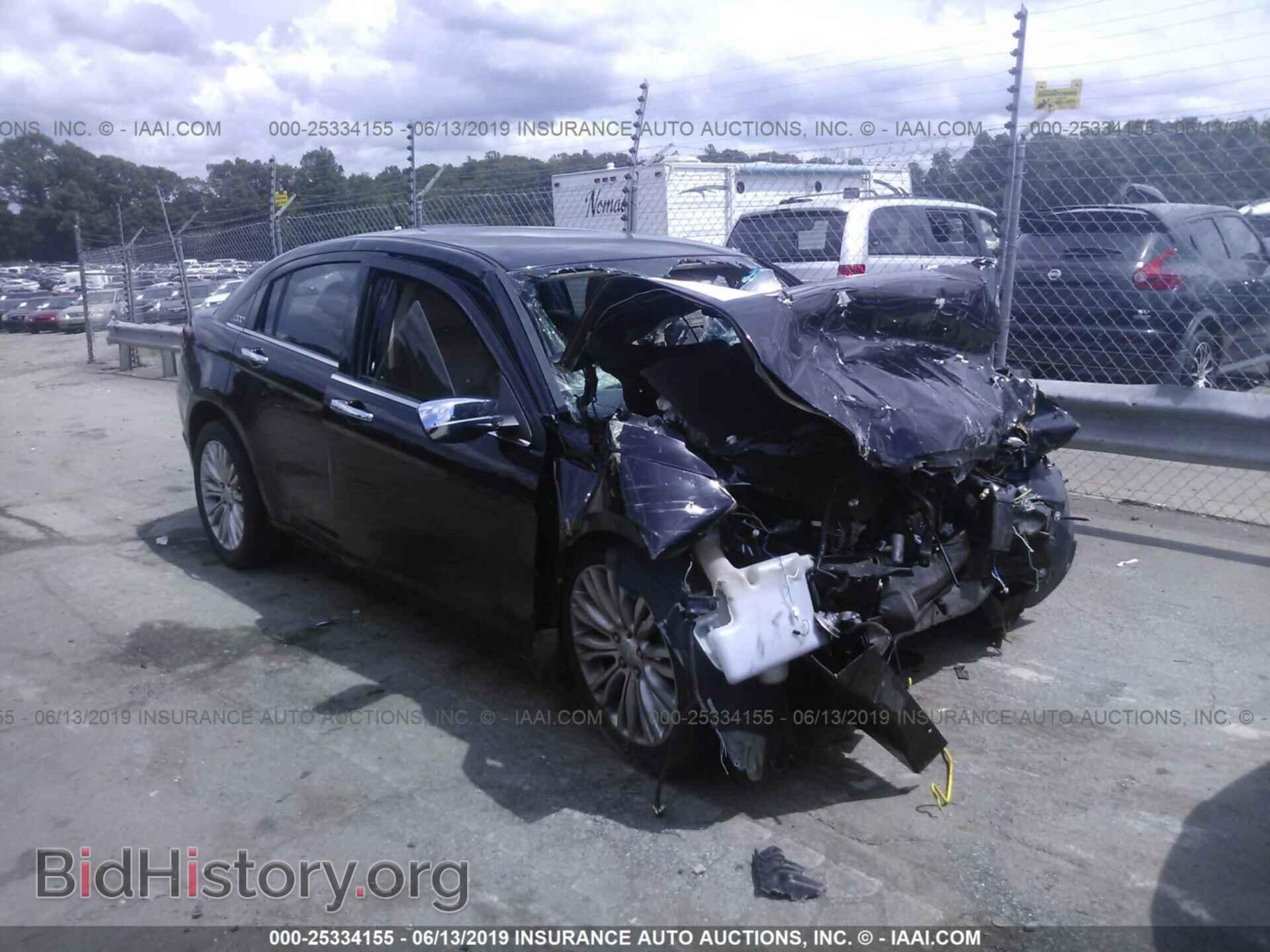Фотография 1C3CCBCB0CN138307 - CHRYSLER 200 2012
