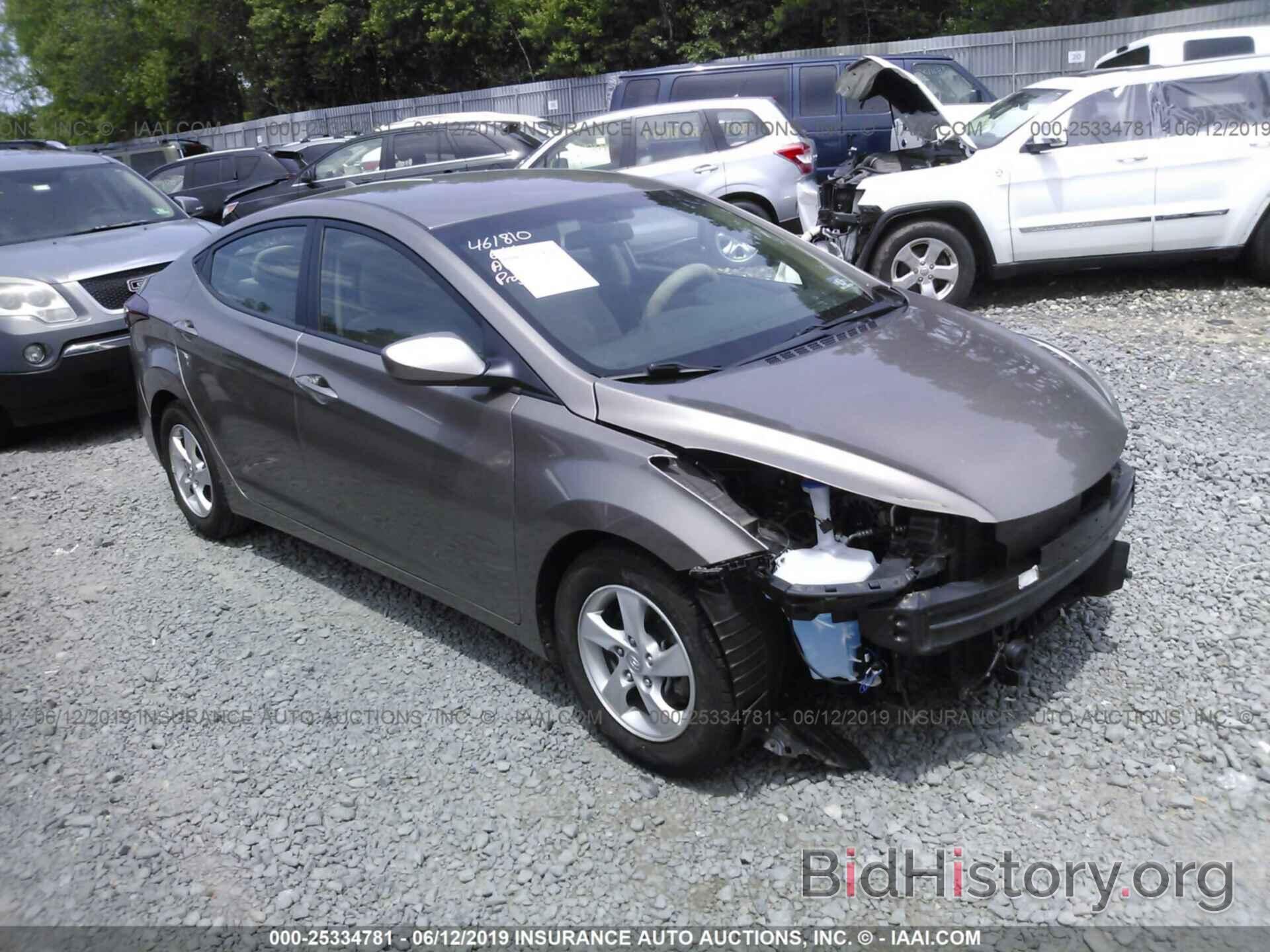 Photo 5NPDH4AE7EH512957 - HYUNDAI ELANTRA 2014