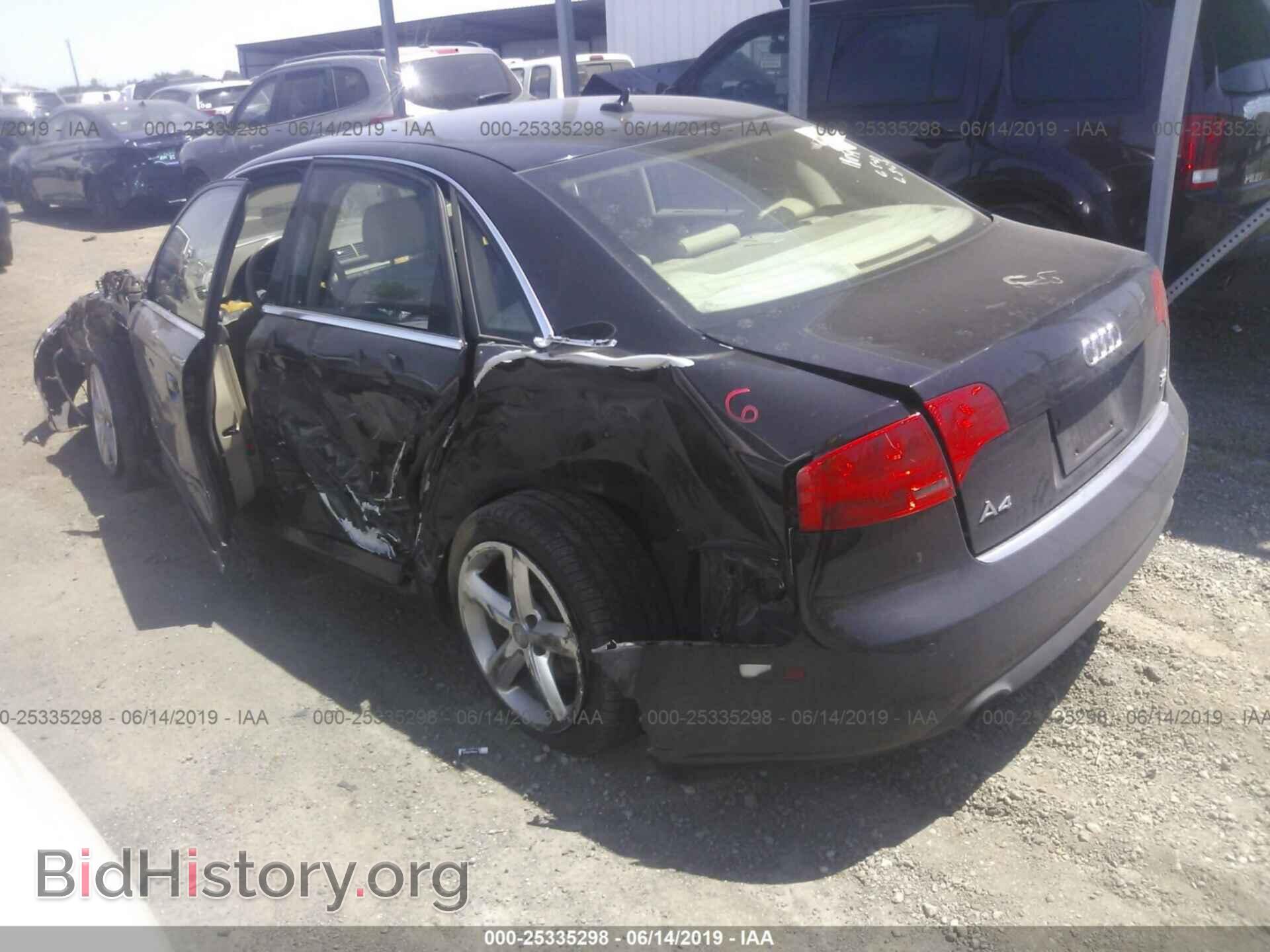 2007 AUDI A4 - VIN: WAUDH78E87A068096 - Photo 3