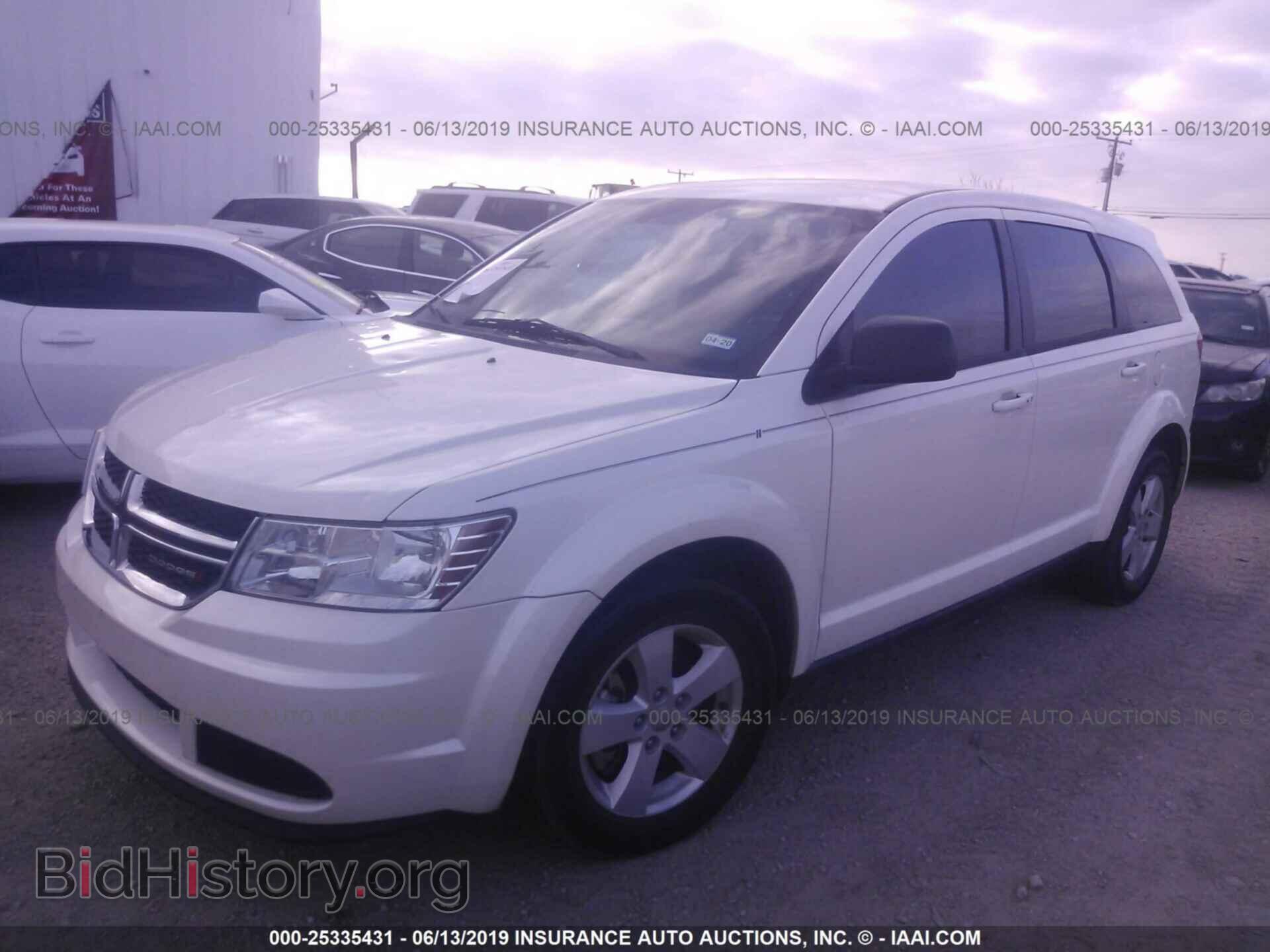 2013 DODGE JOURNEY - VIN: 3C4PDCAB8DT501487 - Фото 2