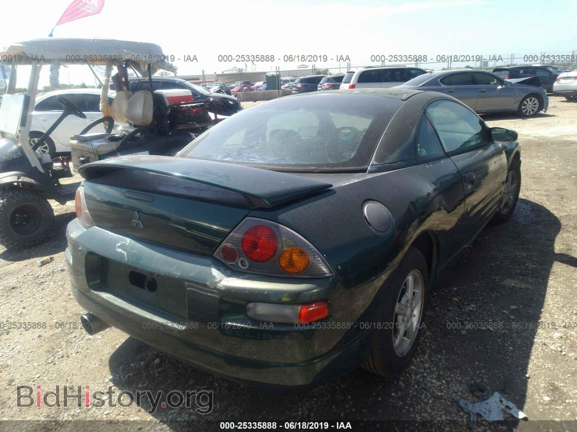 2001 MITSUBISHI ECLIPSE - VIN: 4A3AC34G01E073343 - Фото 4