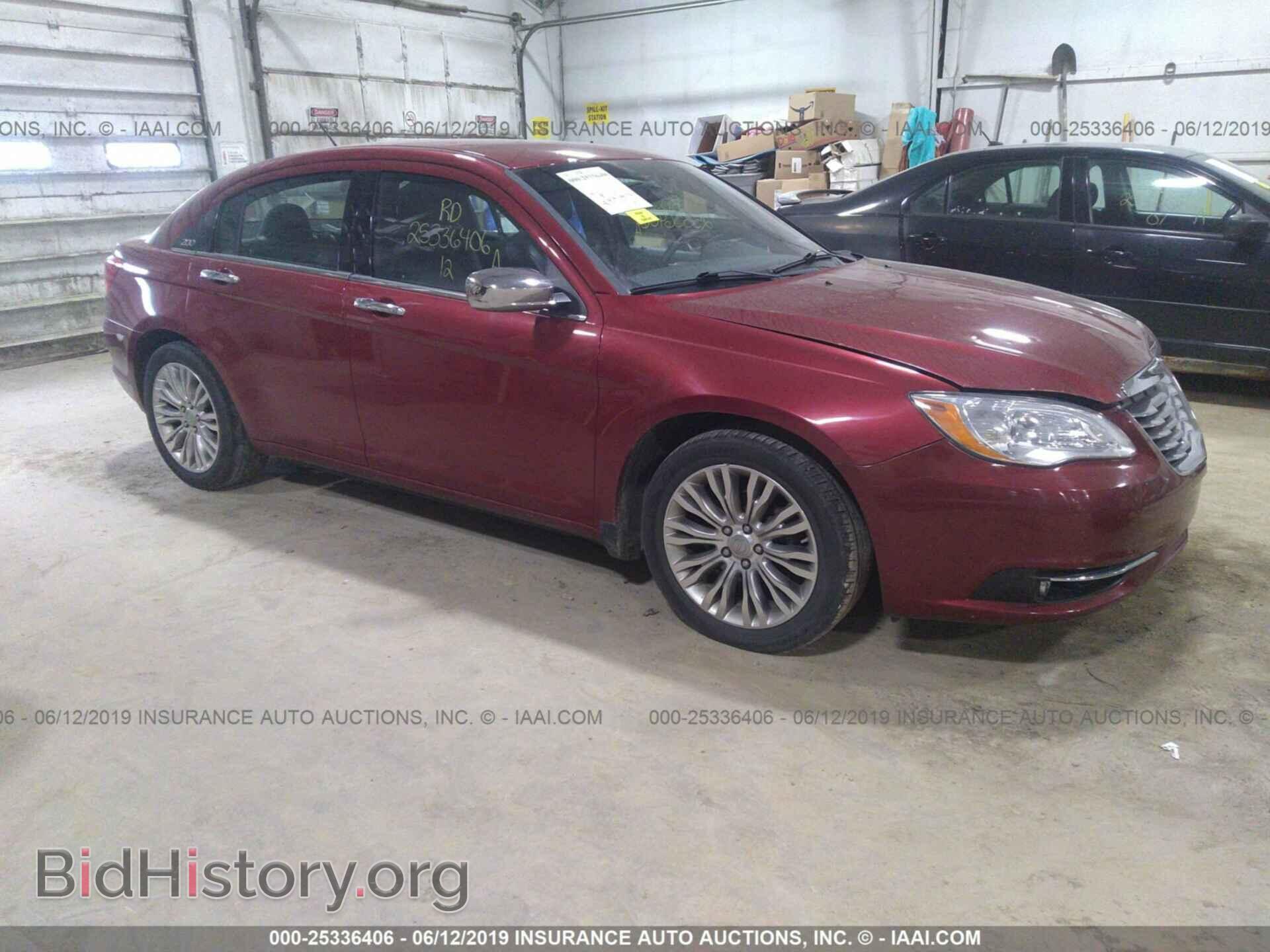 Фотография 1C3CCBCBXCN250743 - CHRYSLER 200 2012