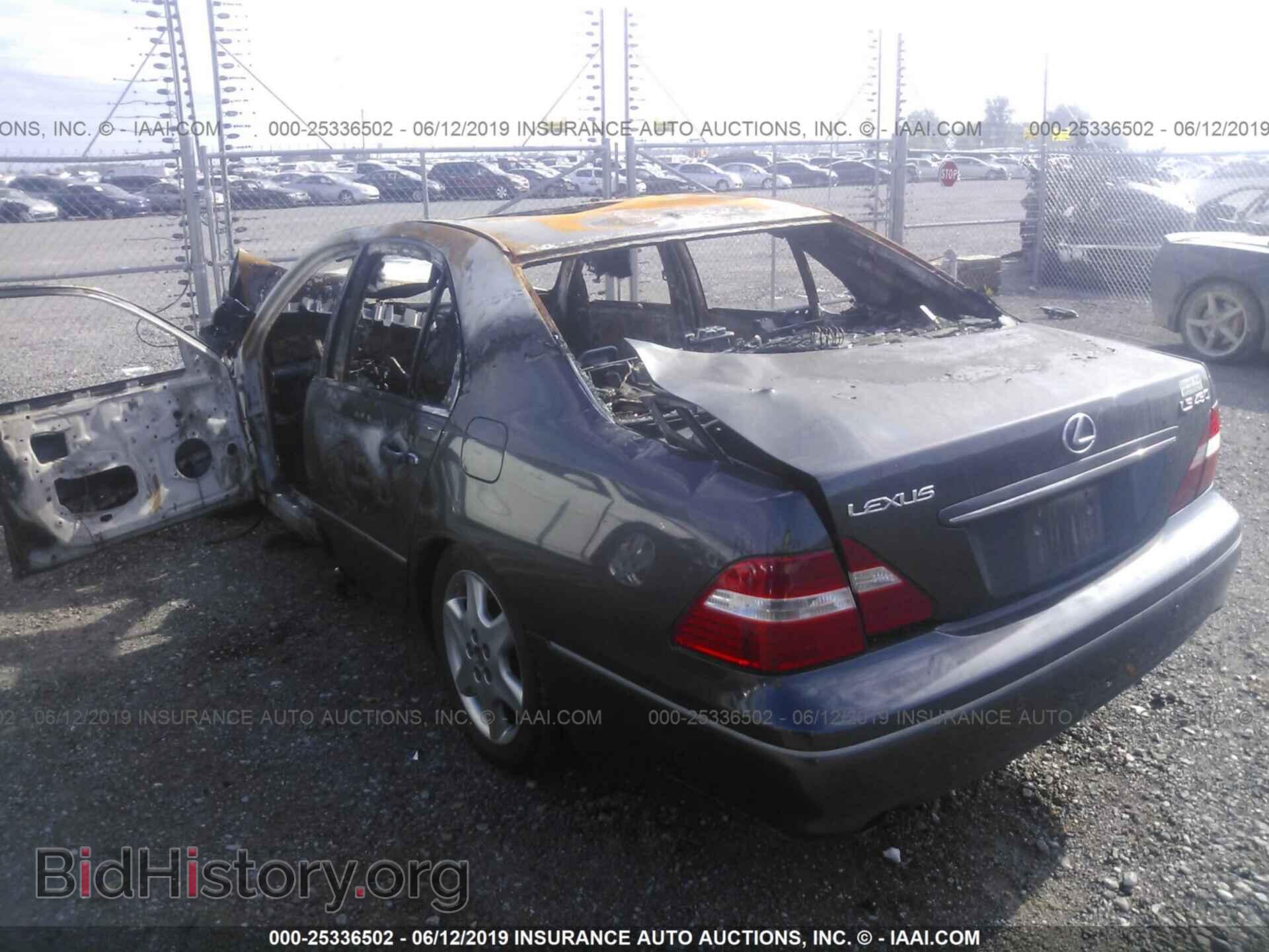 2004 LEXUS LS - VIN: JTHBN36F540129363 - Фото 3