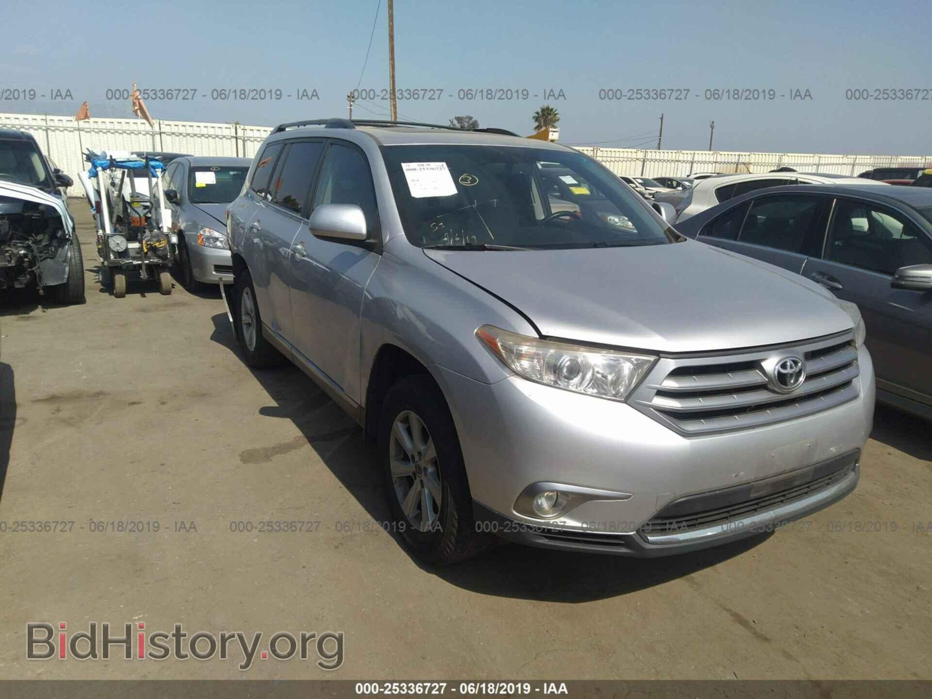 Photo 5TDZK3EH5CS063548 - TOYOTA HIGHLANDER 2012