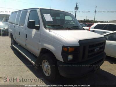 2014 Ford ECONOLINE E250 Van, белый — VIN 1FTNE2EW5EDA35844, IAAI