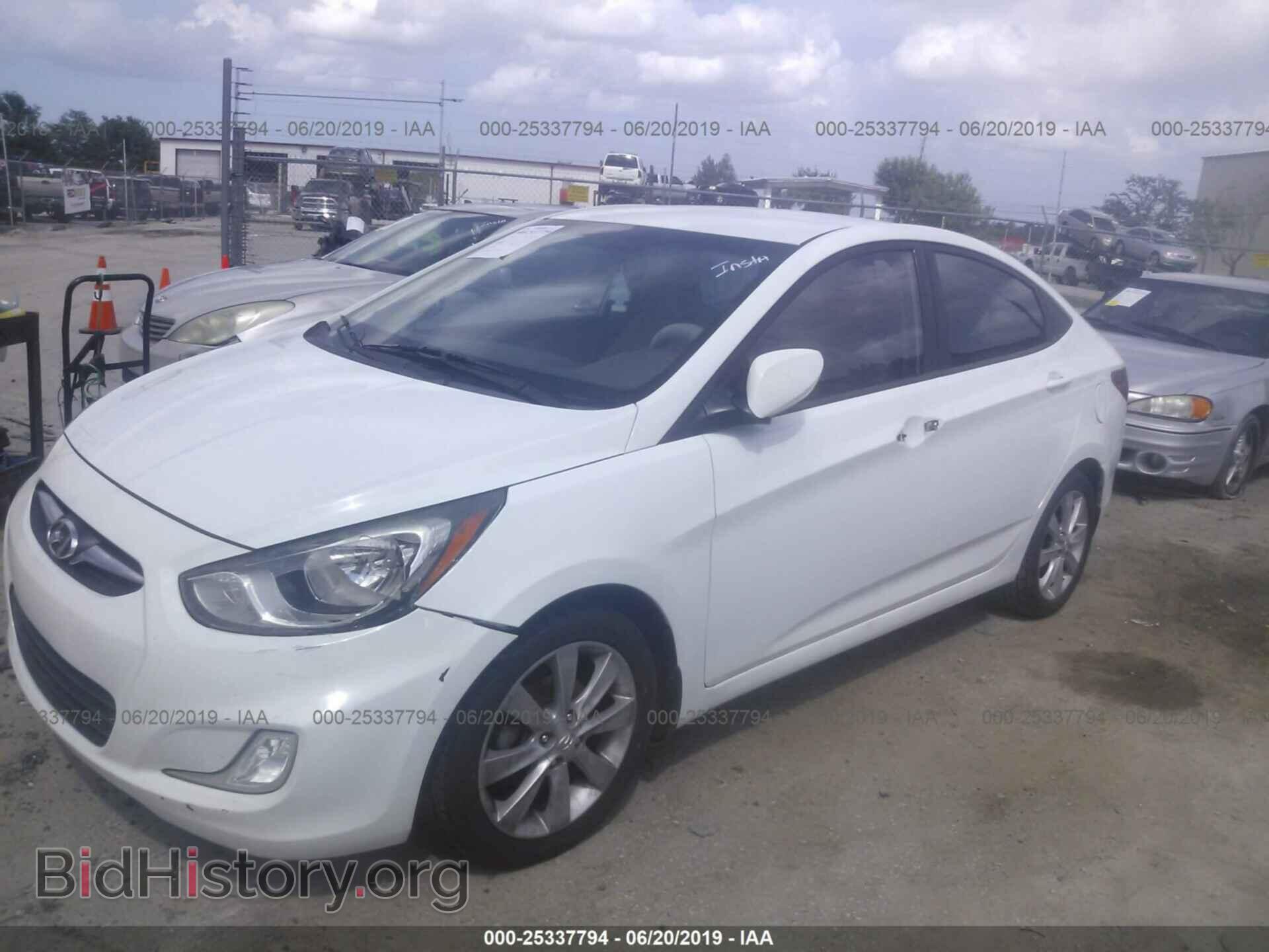 2012 HYUNDAI ACCENT - VIN: KMHCU4AE0CU261494 - Фото 2
