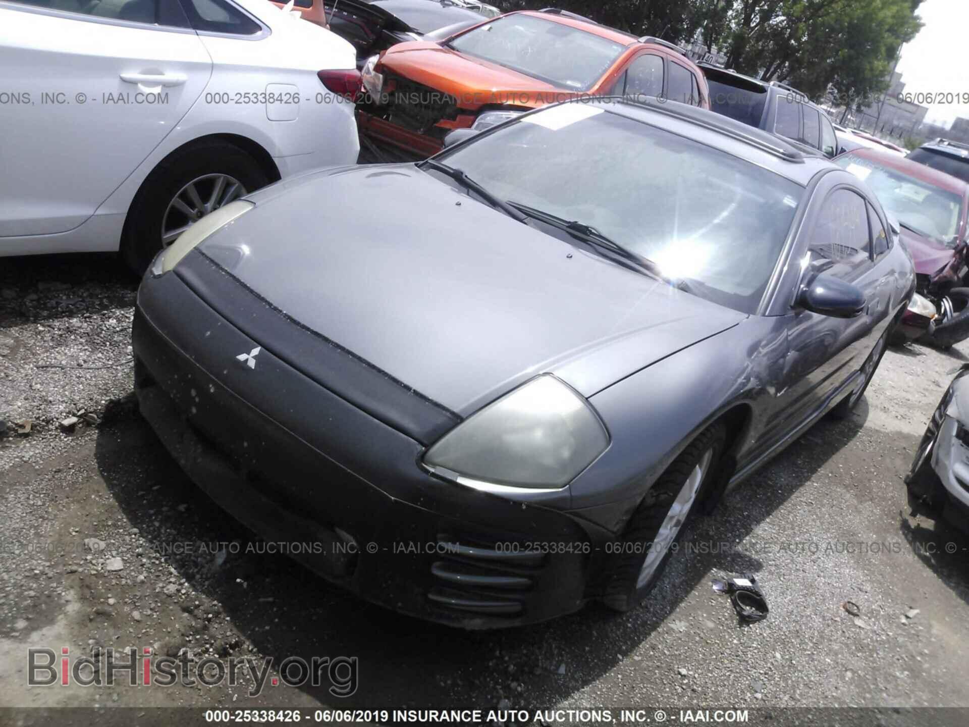 2002 MITSUBISHI ECLIPSE - VIN: 4A3AC54H32E044361 - Фото 2