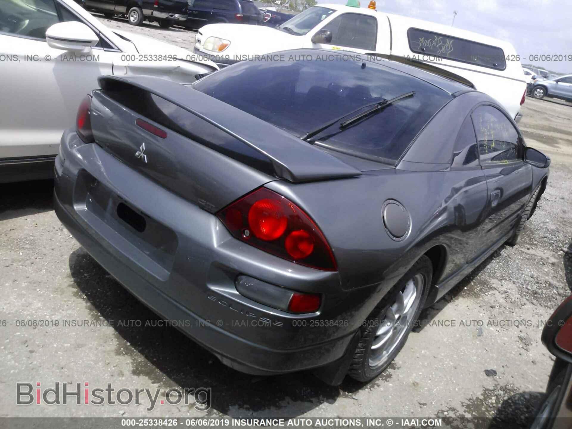 2002 MITSUBISHI ECLIPSE - VIN: 4A3AC54H32E044361 - Фото 4