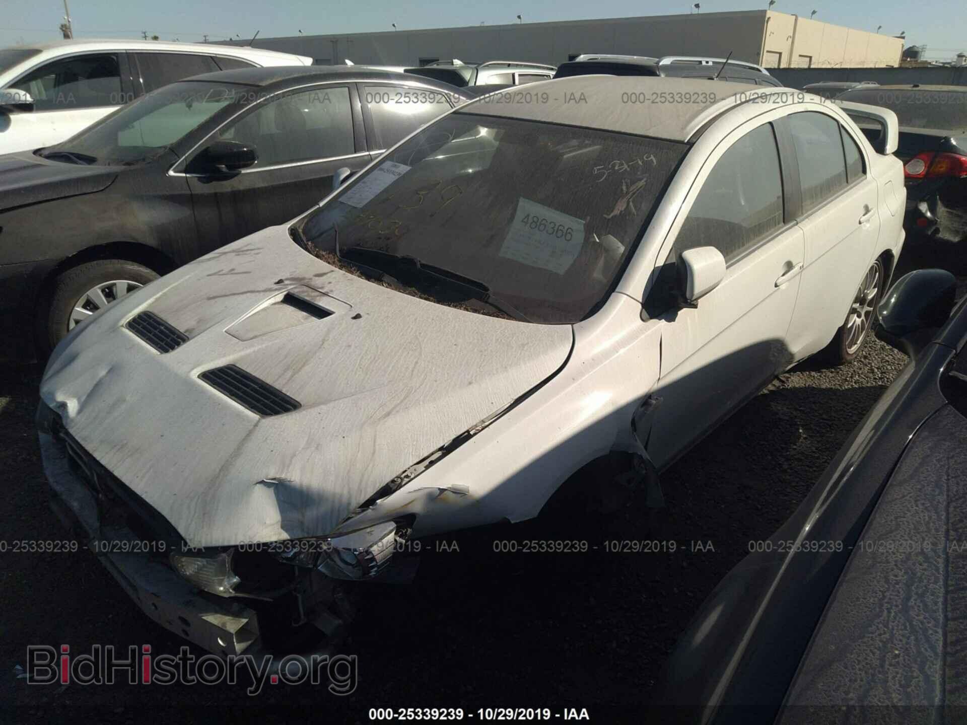 2013 MITSUBISHI LANCER - VIN: JA32W8FV9DU016140 - Фото 2
