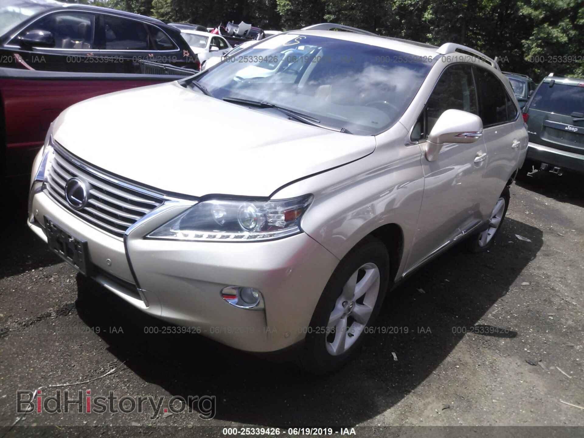 2013 LEXUS RX - VIN: 2T2BK1BA6DC167761 - Фото 2