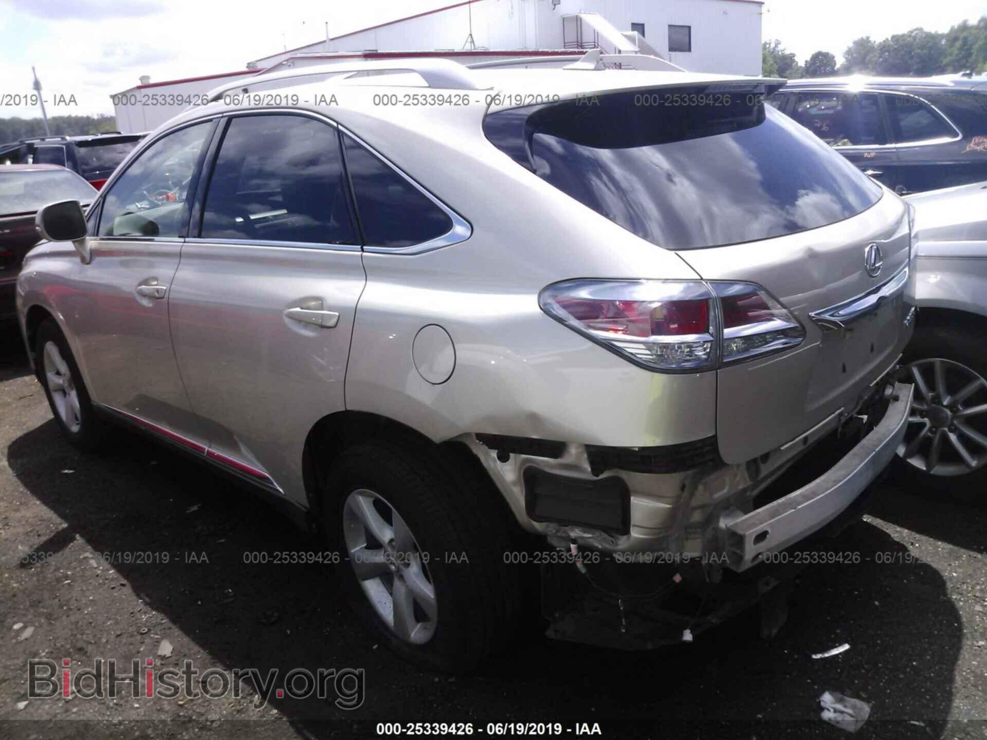 2013 LEXUS RX - VIN: 2T2BK1BA6DC167761 - Фото 3