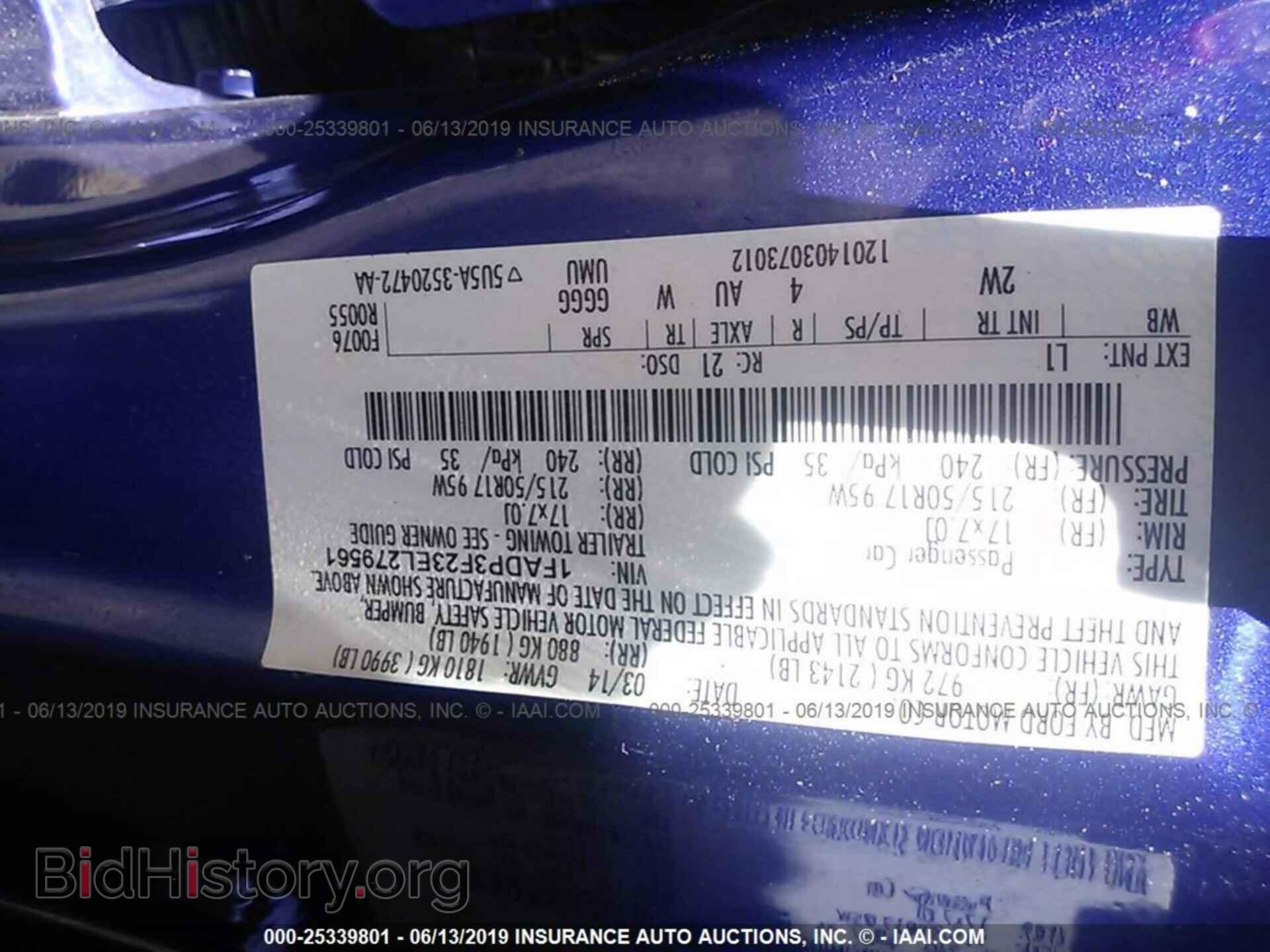 2014 FORD FOCUS - VIN: 1FADP3F23EL279561 - Photo 9