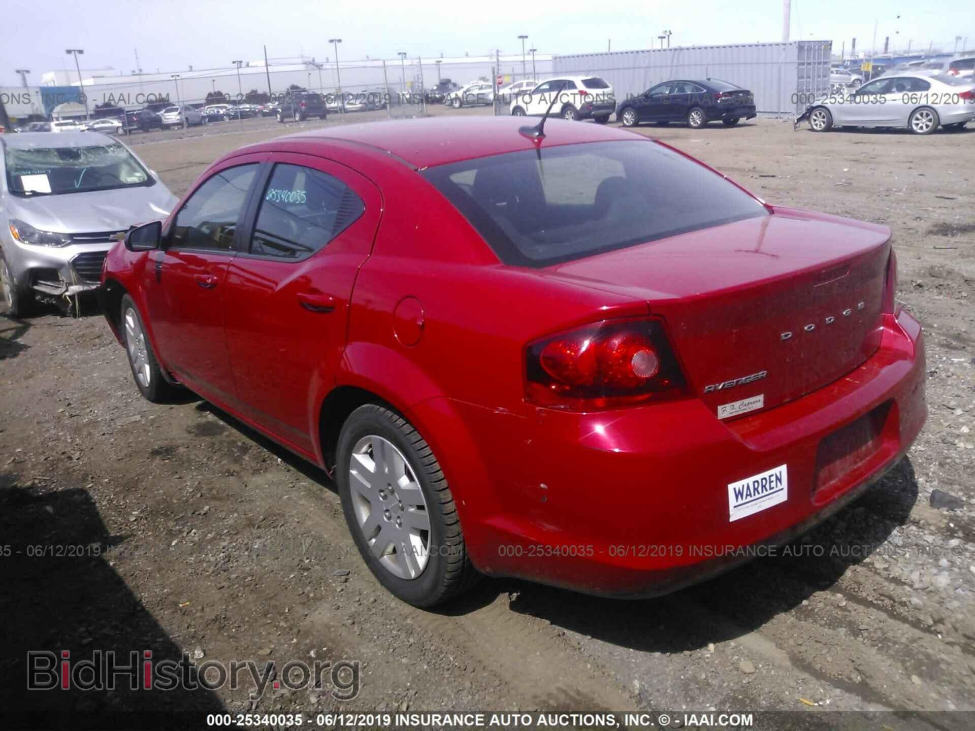 2013 DODGE AVENGER - VIN: 1C3CDZAB8DN594419 - Фото 3