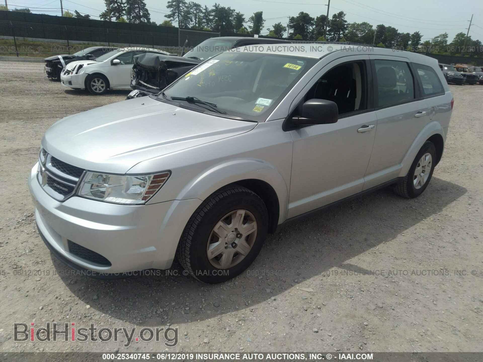 2012 DODGE JOURNEY - VIN: 3C4PDCAB7CT204001 - Photo 2