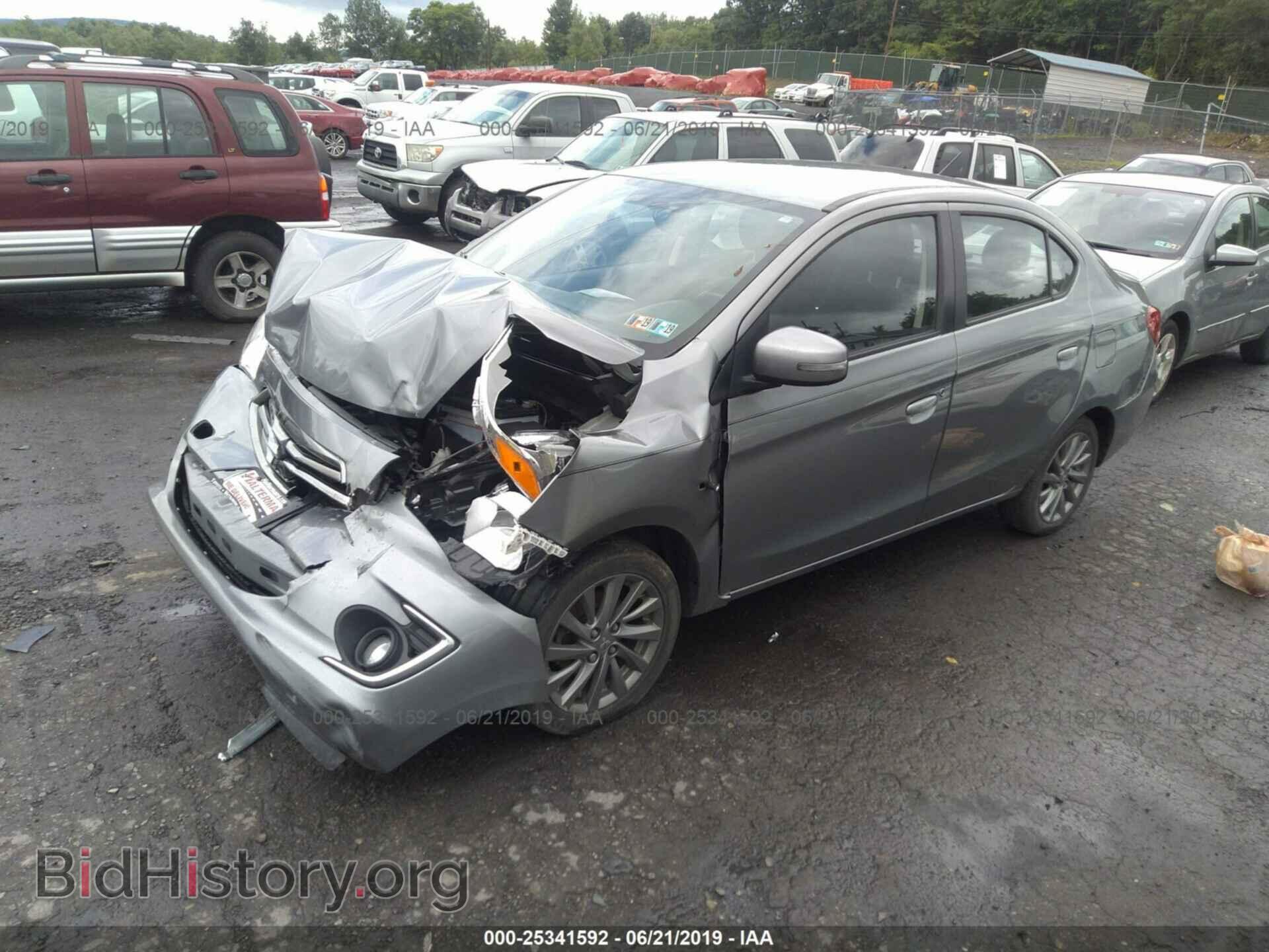 2017 MITSUBISHI MIRAGE - VIN: ML32F4FJ1HHF10679 - Фото 2