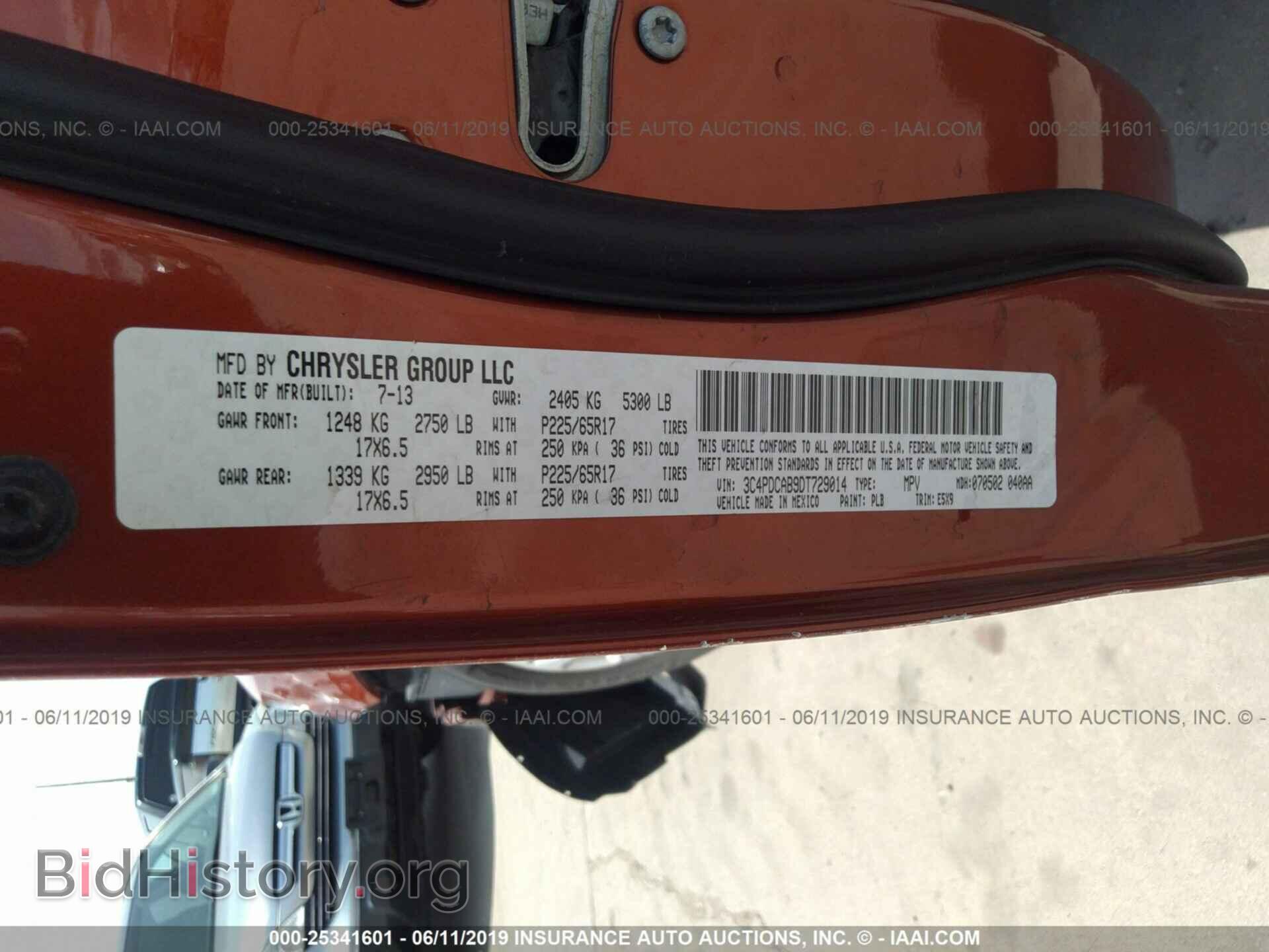 2013 DODGE JOURNEY - VIN: 3C4PDCAB9DT729014 - Photo 9