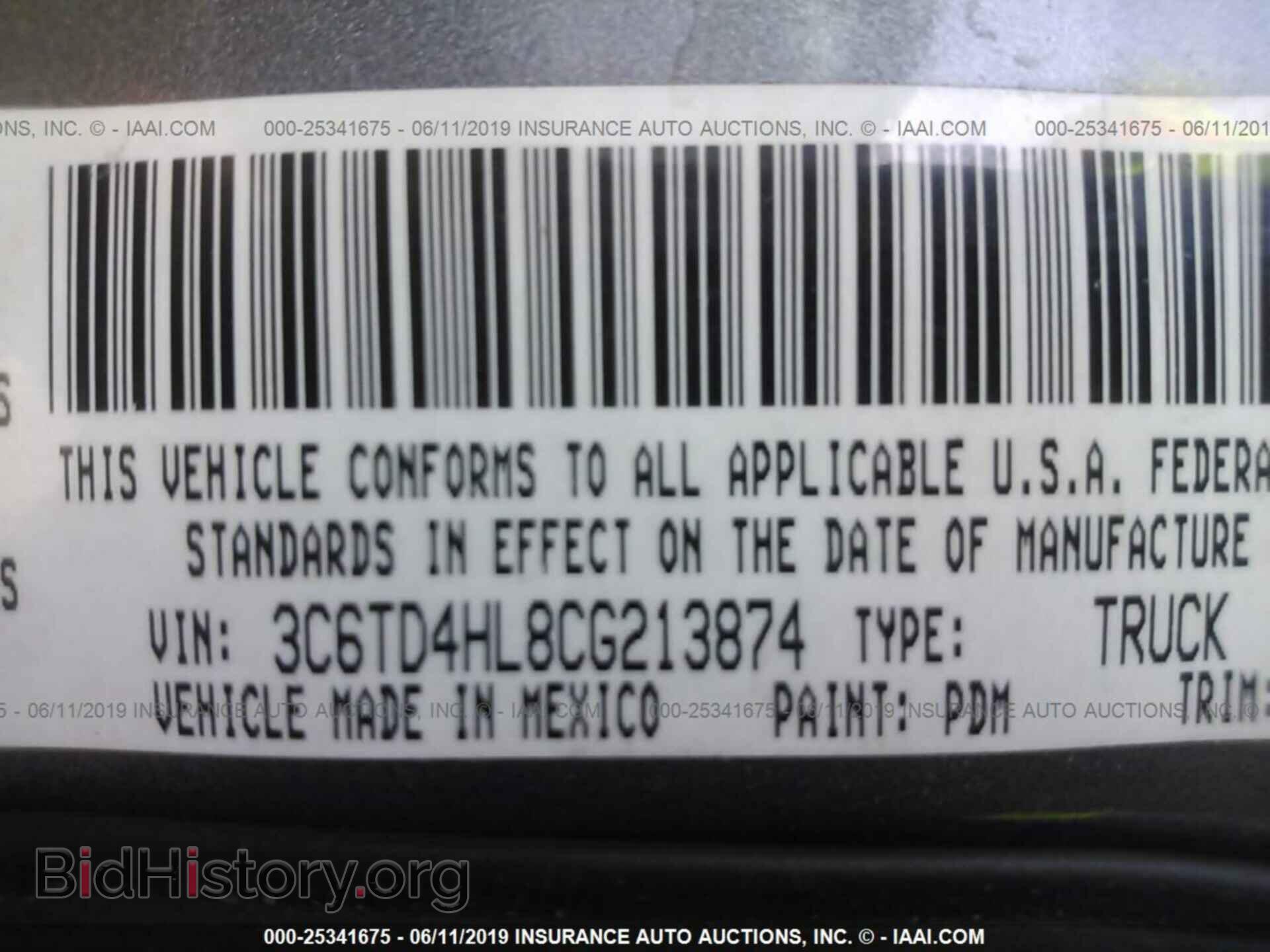 2012 DODGE RAM 2500 - VIN: 3C6TD4HL8CG213874 - Фото 9