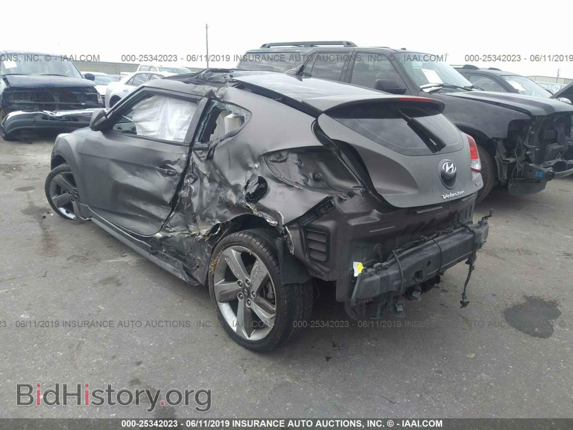 2013 HYUNDAI VELOSTER - VIN: KMHTC6AE0DU154123 - Фото 3