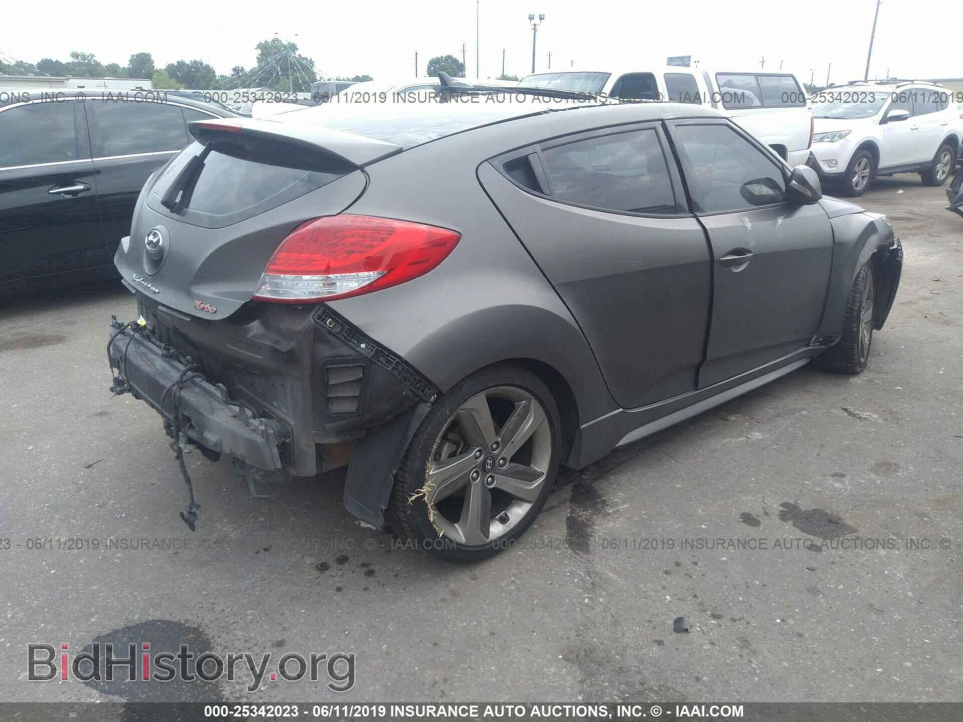 2013 HYUNDAI VELOSTER - VIN: KMHTC6AE0DU154123 - Фото 4