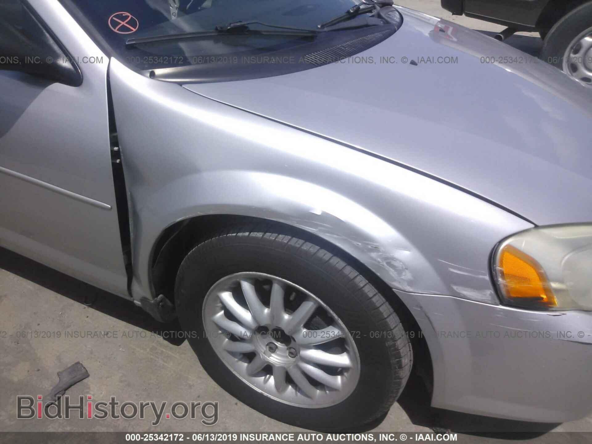 2004 CHRYSLER SEBRING - VIN: 1C3EL46X34N400205 - Фото 6